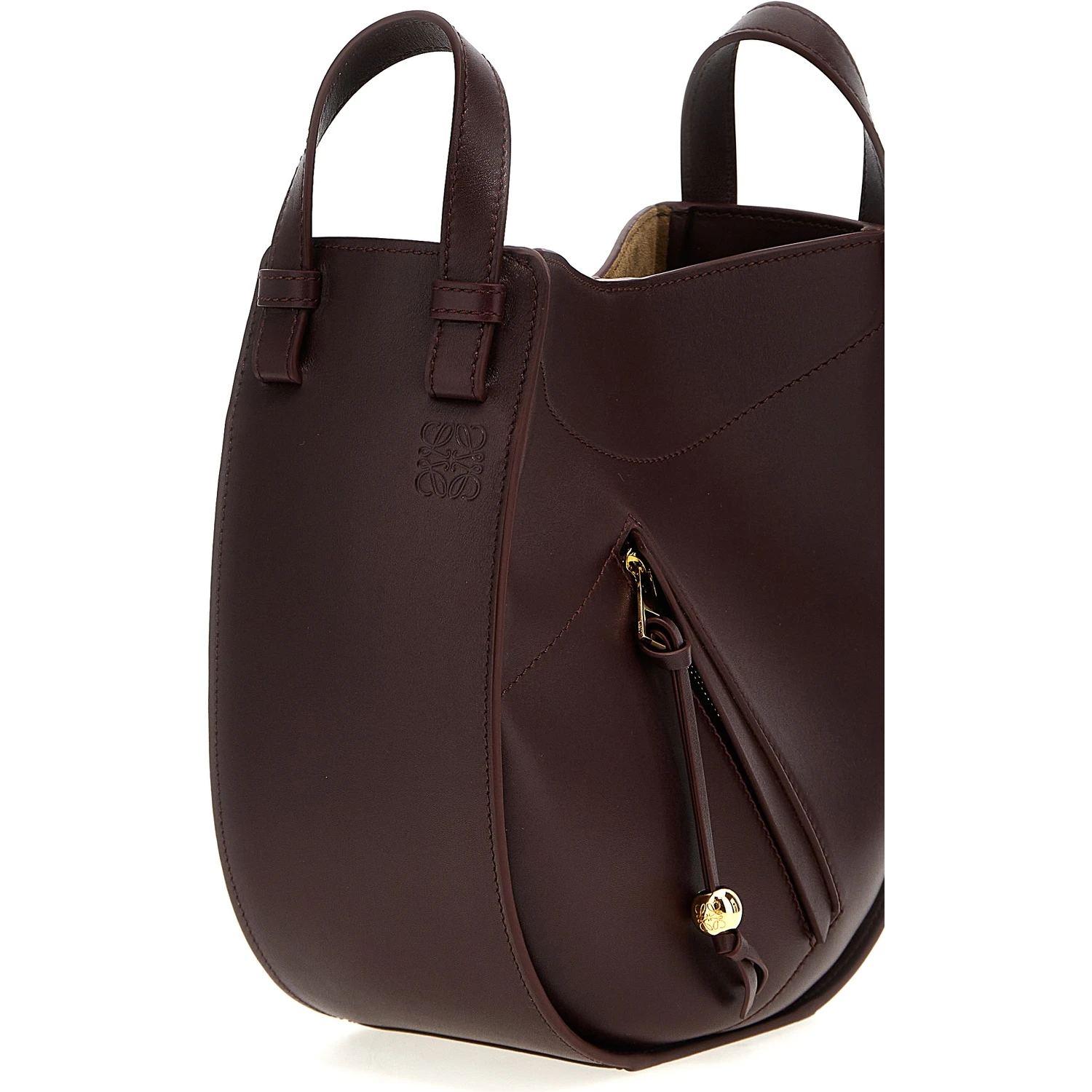 Bordeaux Calfskin Crossbody Bag