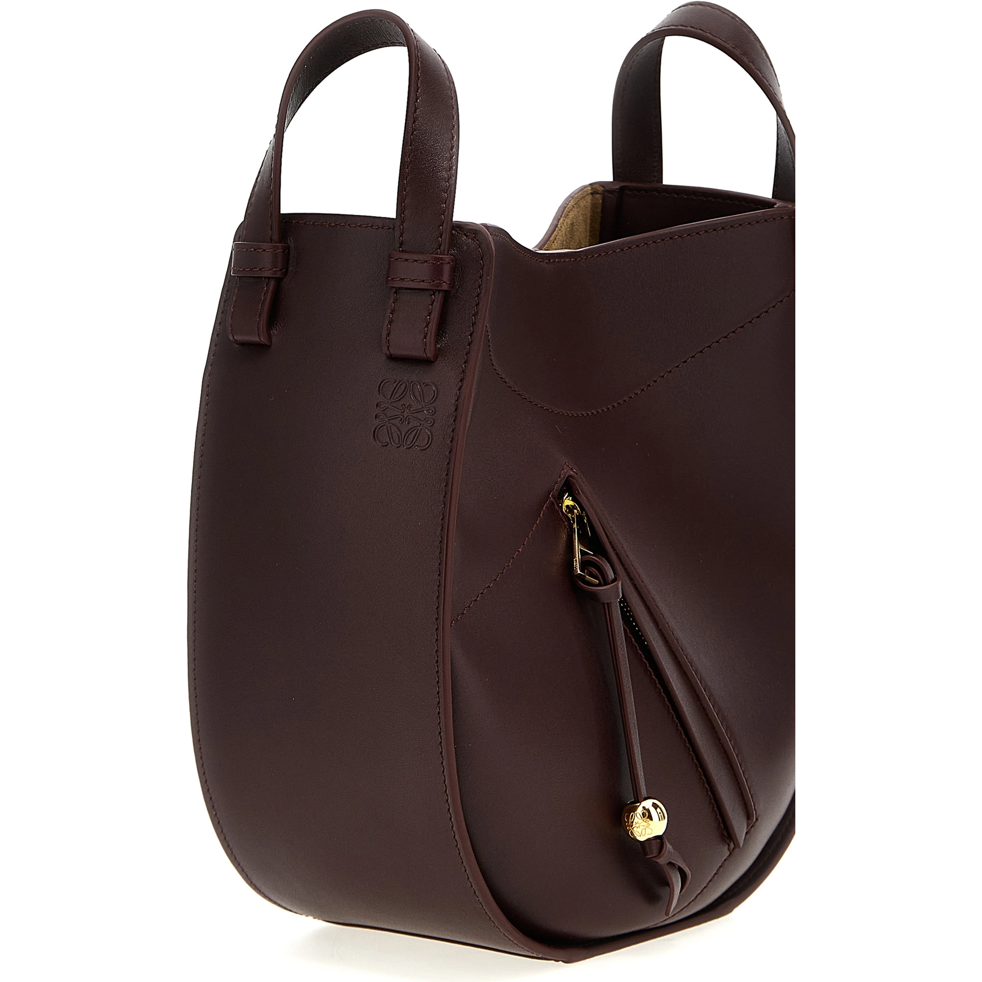 Bordeaux Calfskin Crossbody Bag