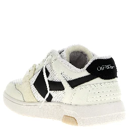 Bicolor Bovine Leather Athletic Sneakers