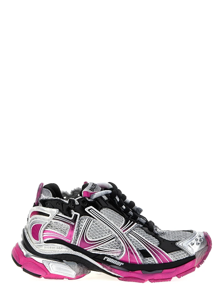 Multicolor Polyethylene Athletic Sneakers