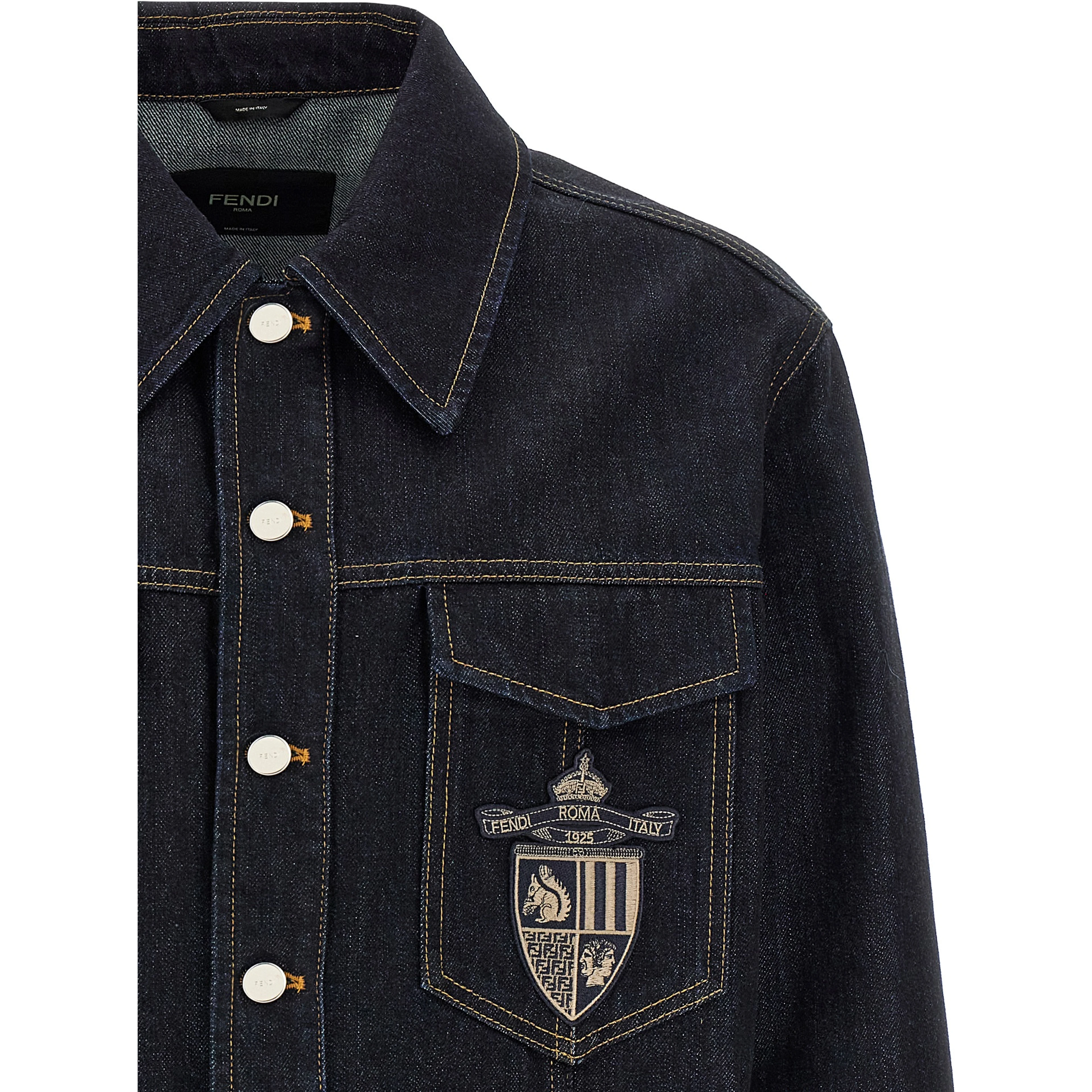 Blue Cotton Denim Jacket