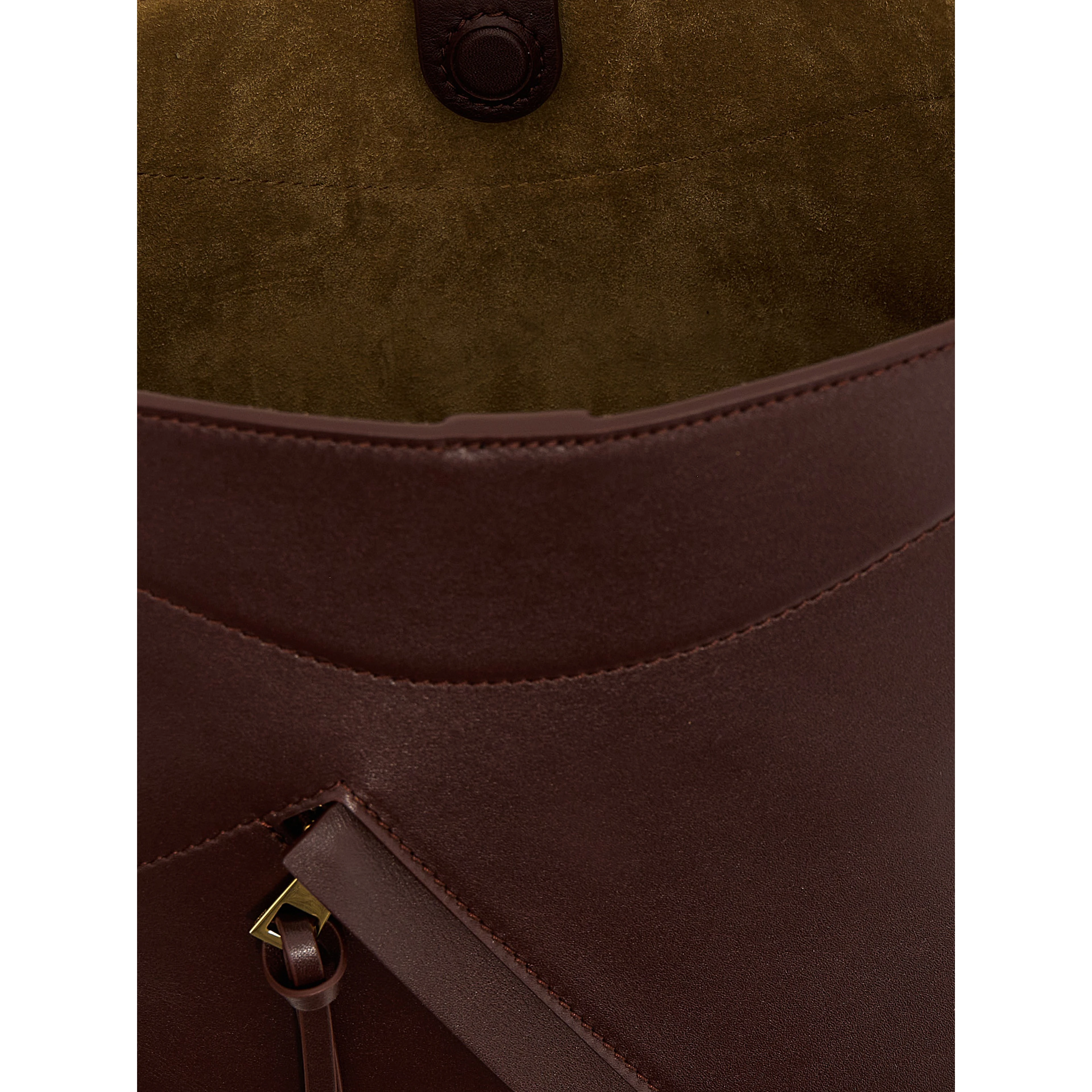 Bordeaux Calfskin Crossbody Bag