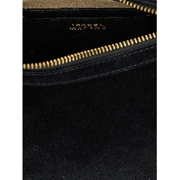 Black Calfskin Shoulder Bag