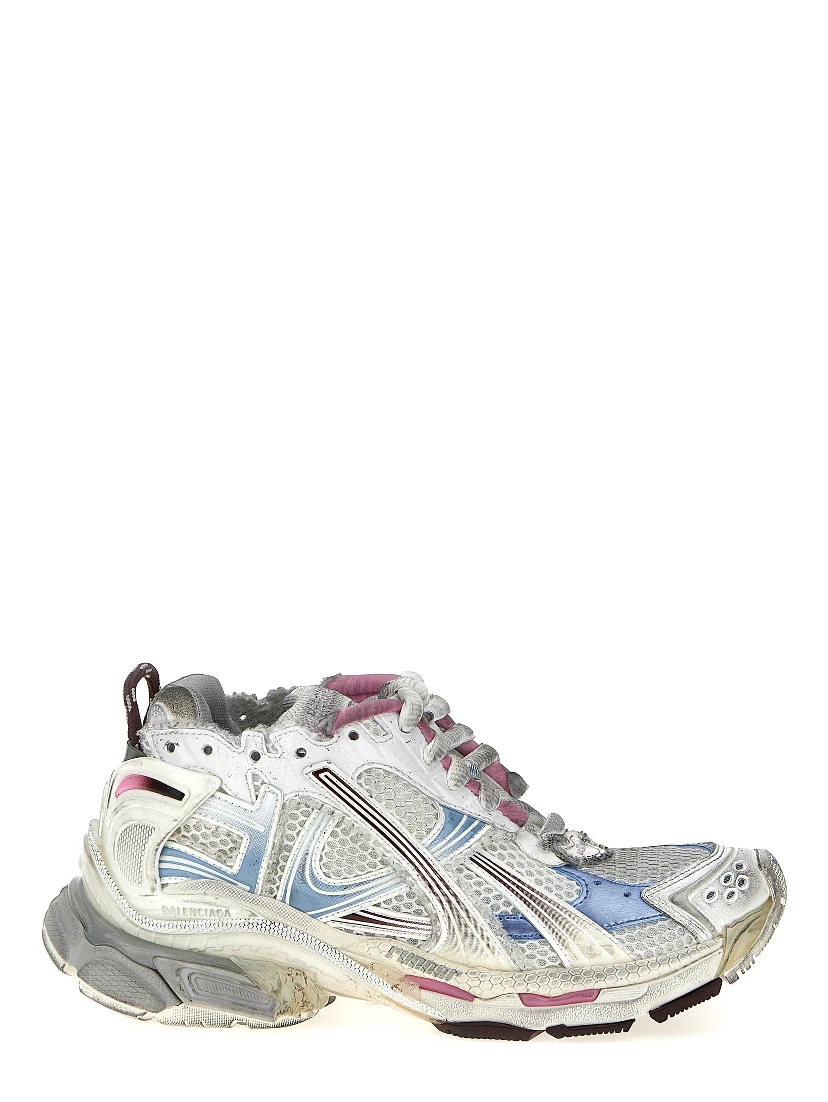 Multicolor Polyethylene Athletic Sneakers