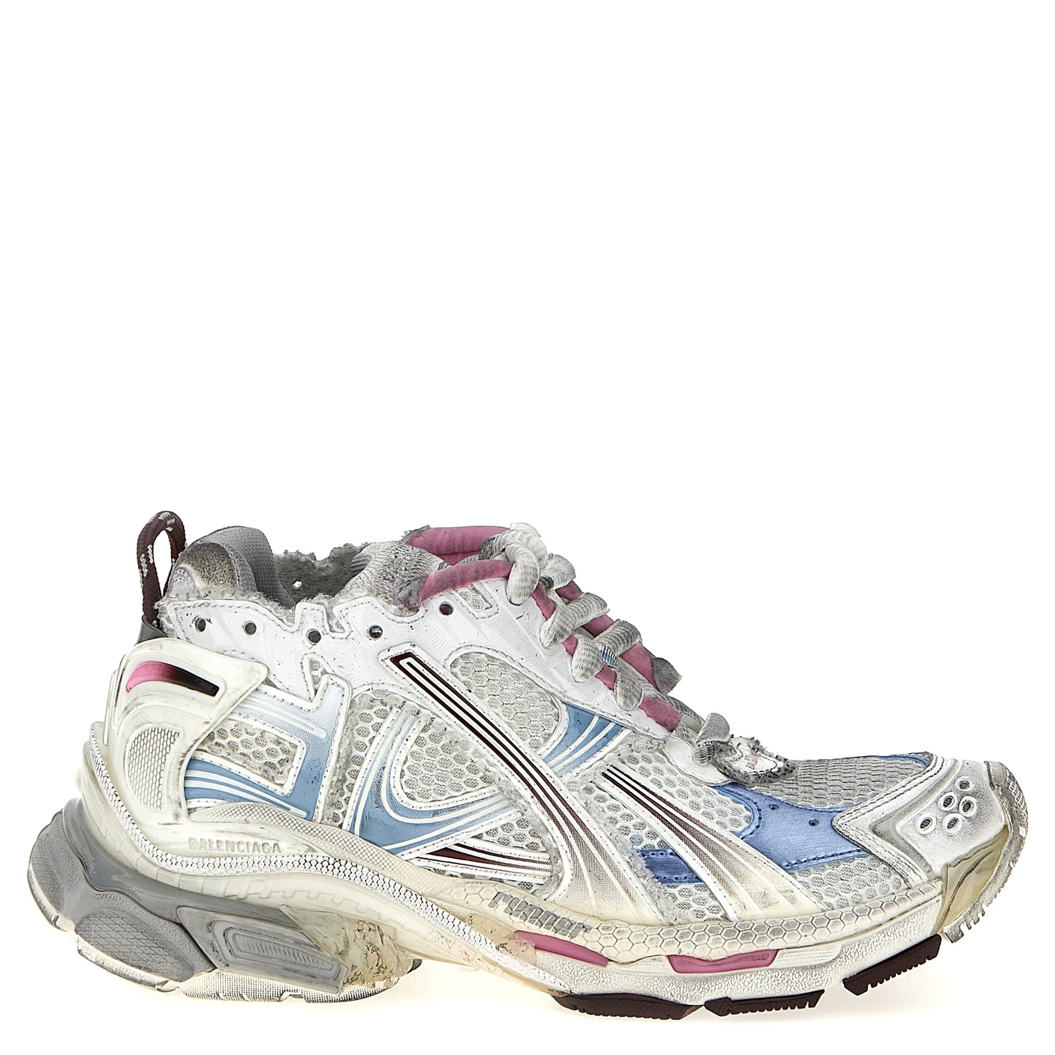 Multicolor Polyethylene Athletic Sneakers