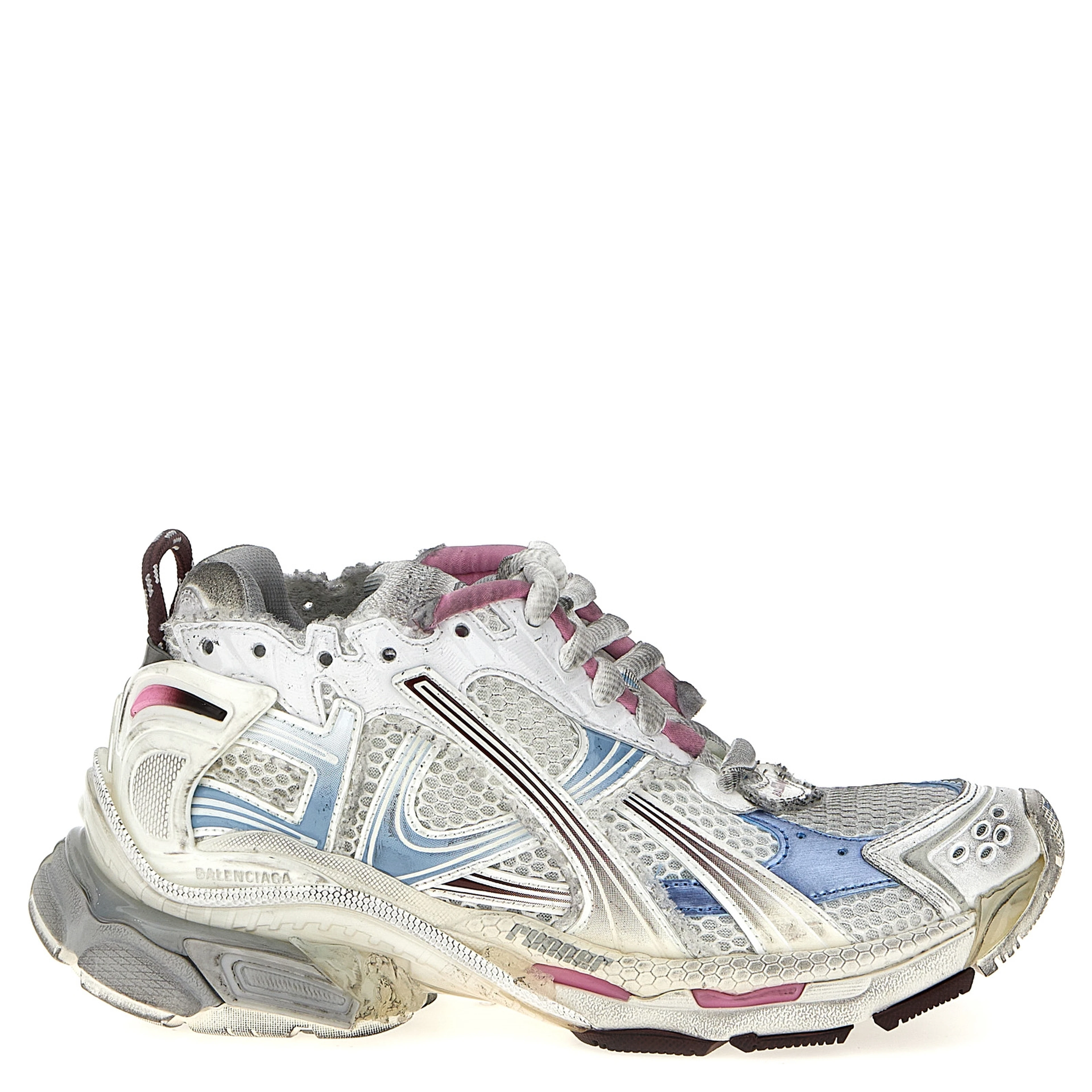 Multicolor Polyethylene Athletic Sneakers