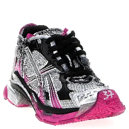Multicolor Polyethylene Athletic Sneakers