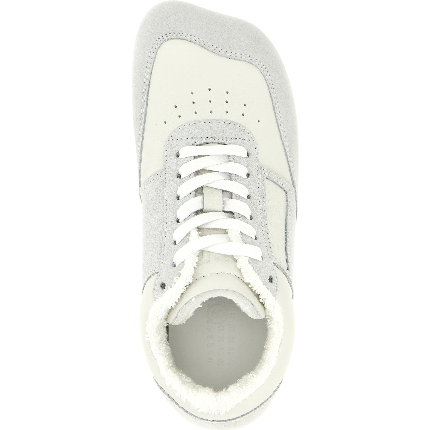Gray Calfskin Athletic Sneakers