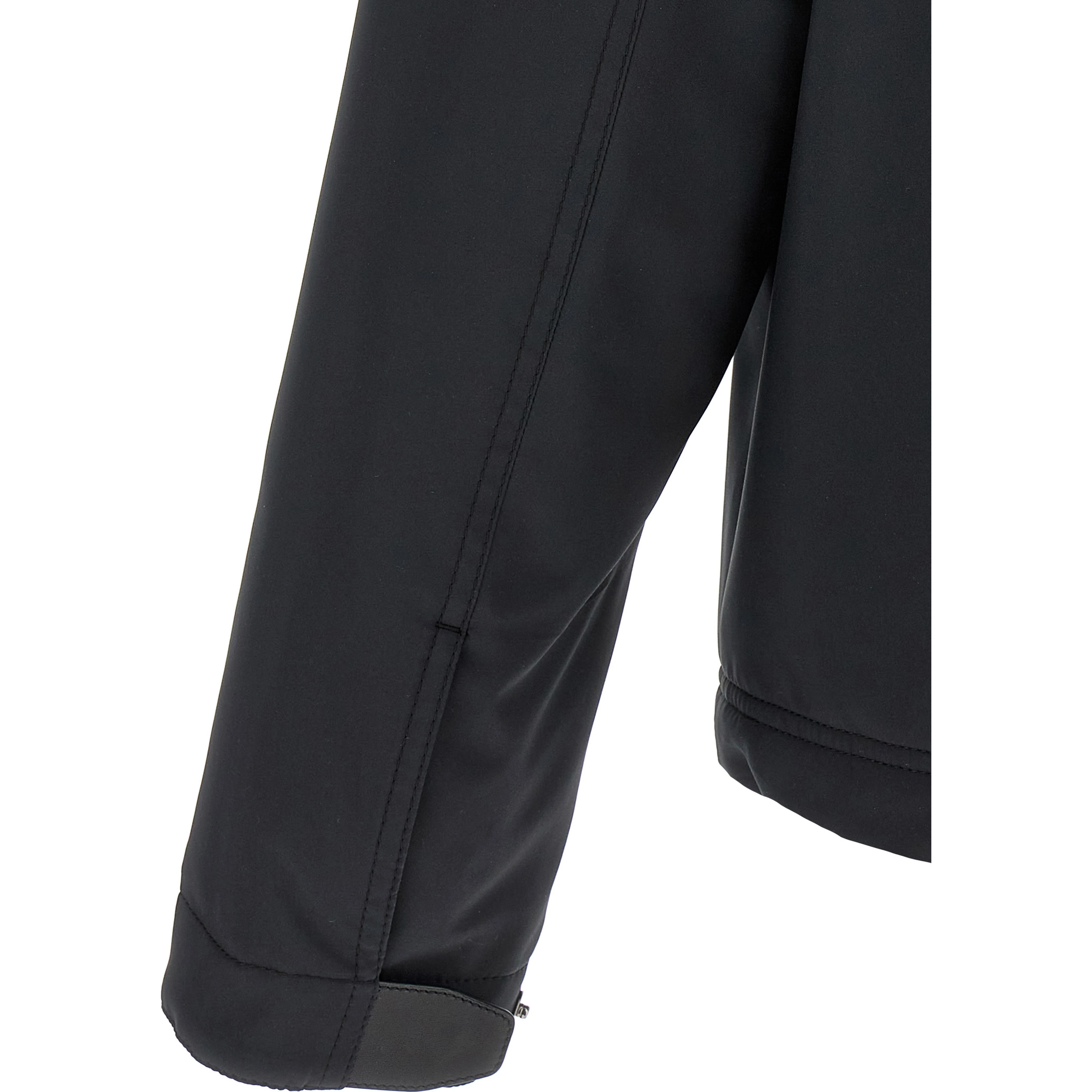 Blue Polyester Shell Jacket