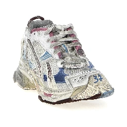 Multicolor Polyethylene Athletic Sneakers