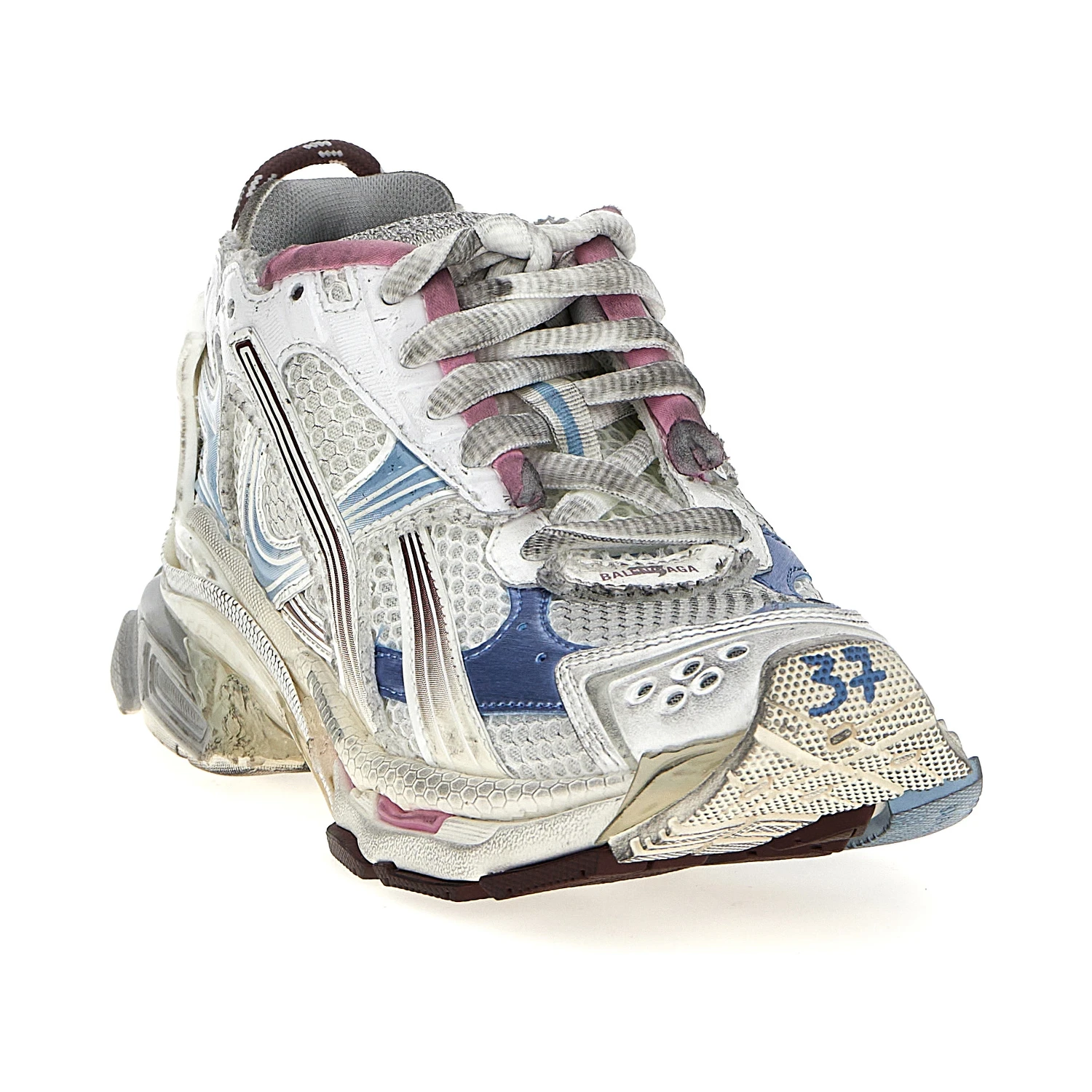 Multicolor Polyethylene Athletic Sneakers