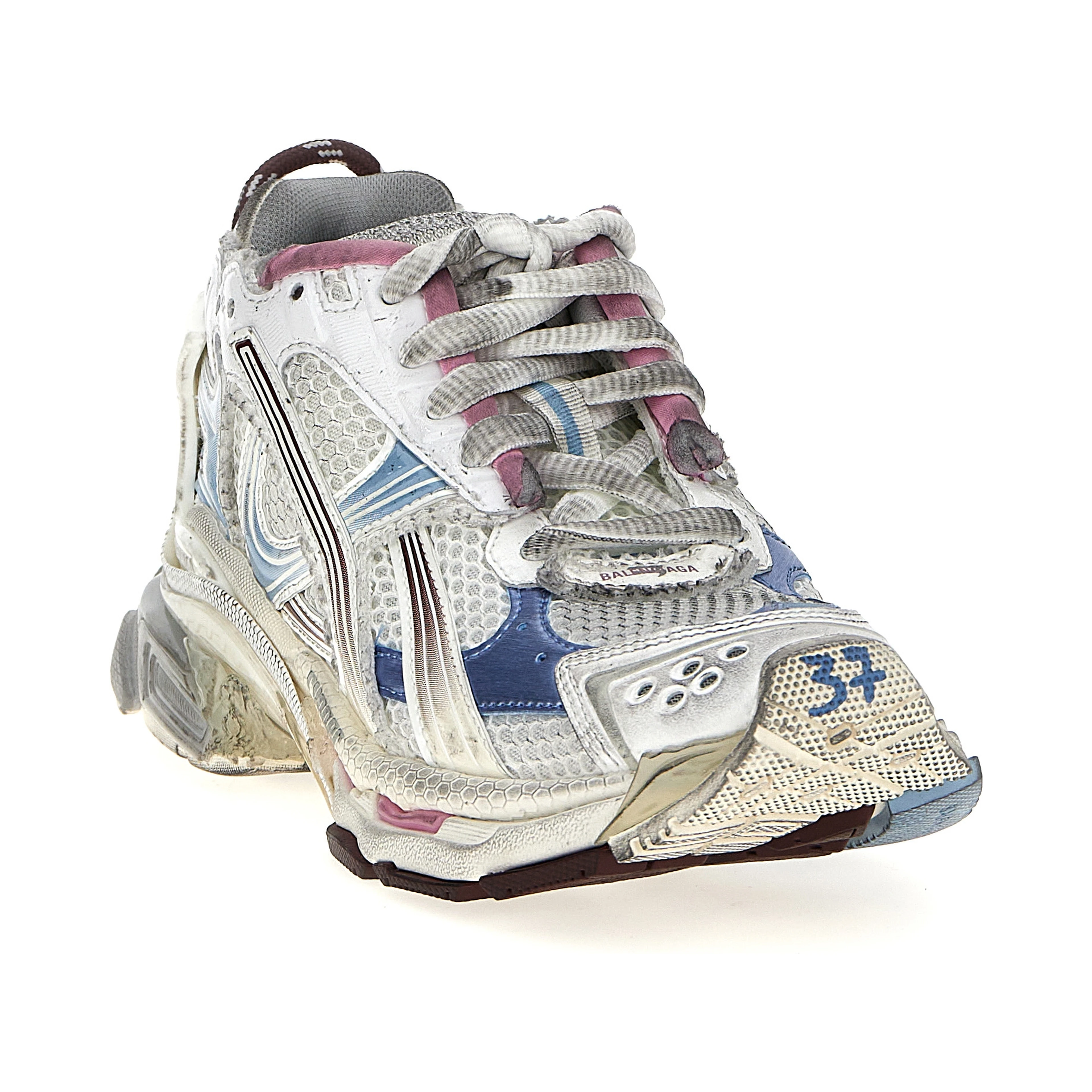 Multicolor Polyethylene Athletic Sneakers