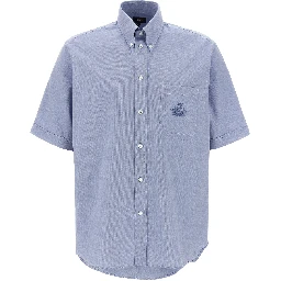 Blue Cotton Blouse
