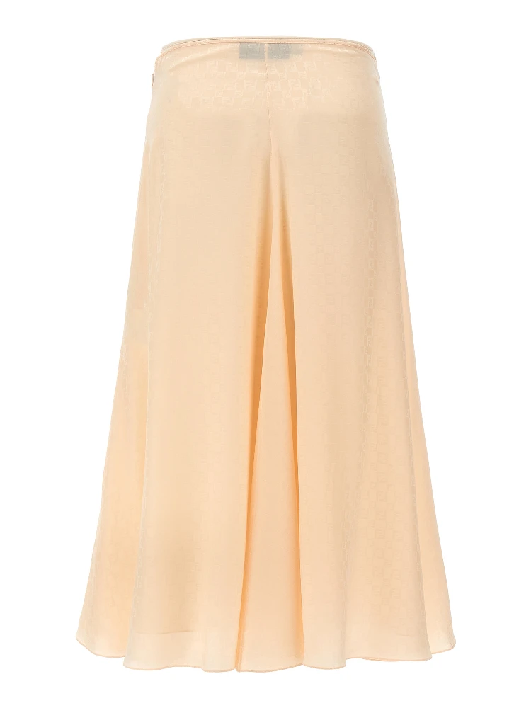 Multicolor Silk Midi Skirt alternative