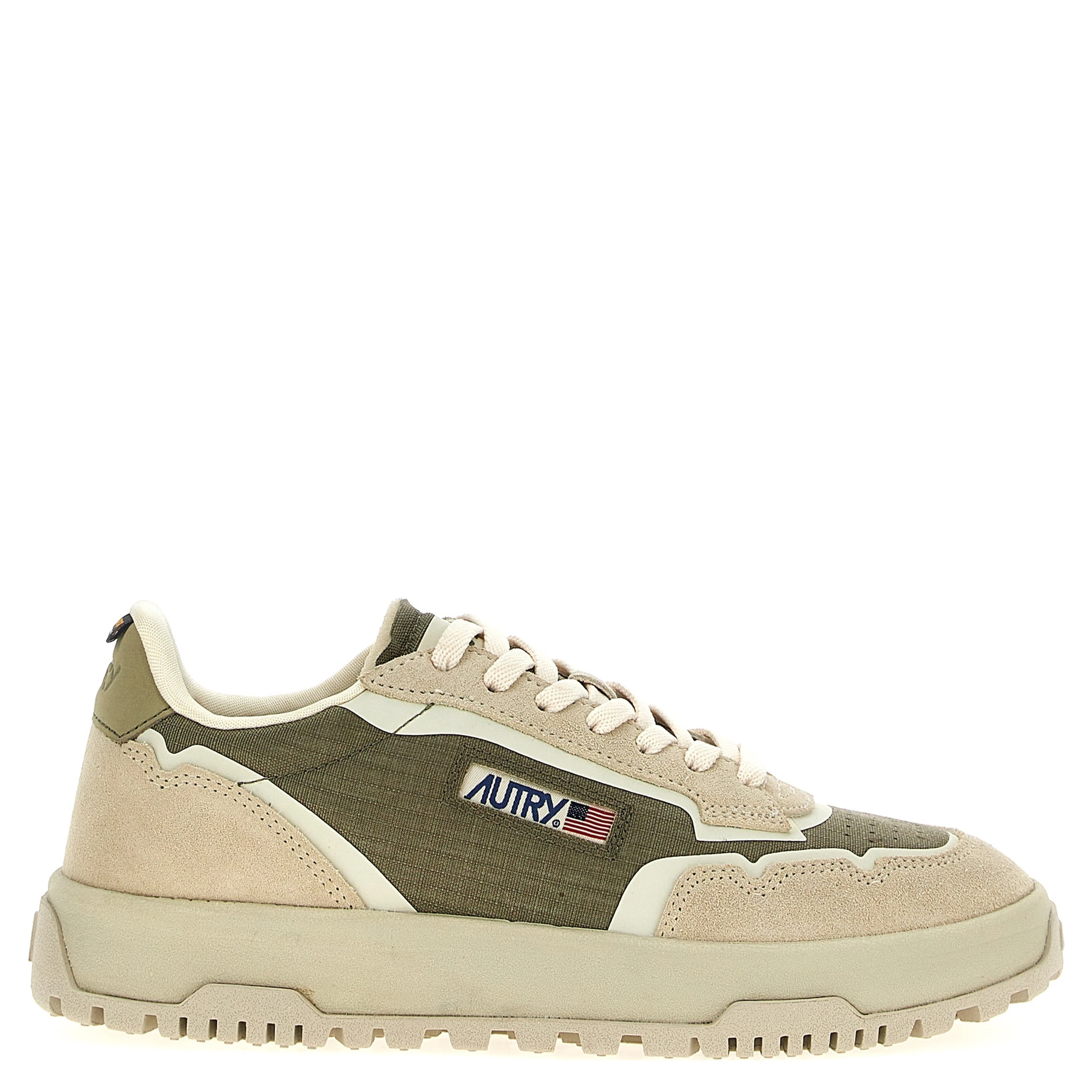 Multicolor Nylon Low Top Sneakers