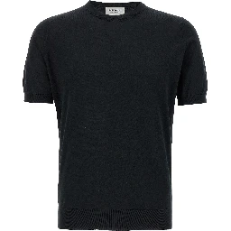 Black Cotton T-Shirt