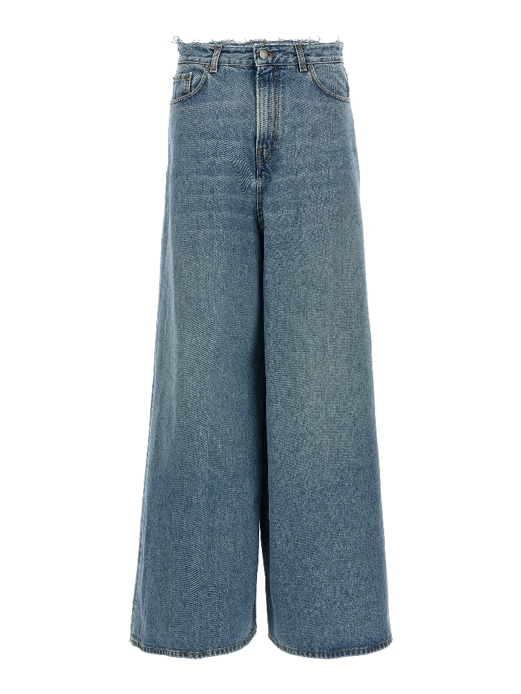 Blue Cotton Jeans Denim