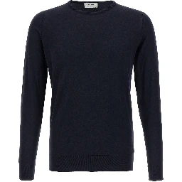 Blue Cotton Cardigan