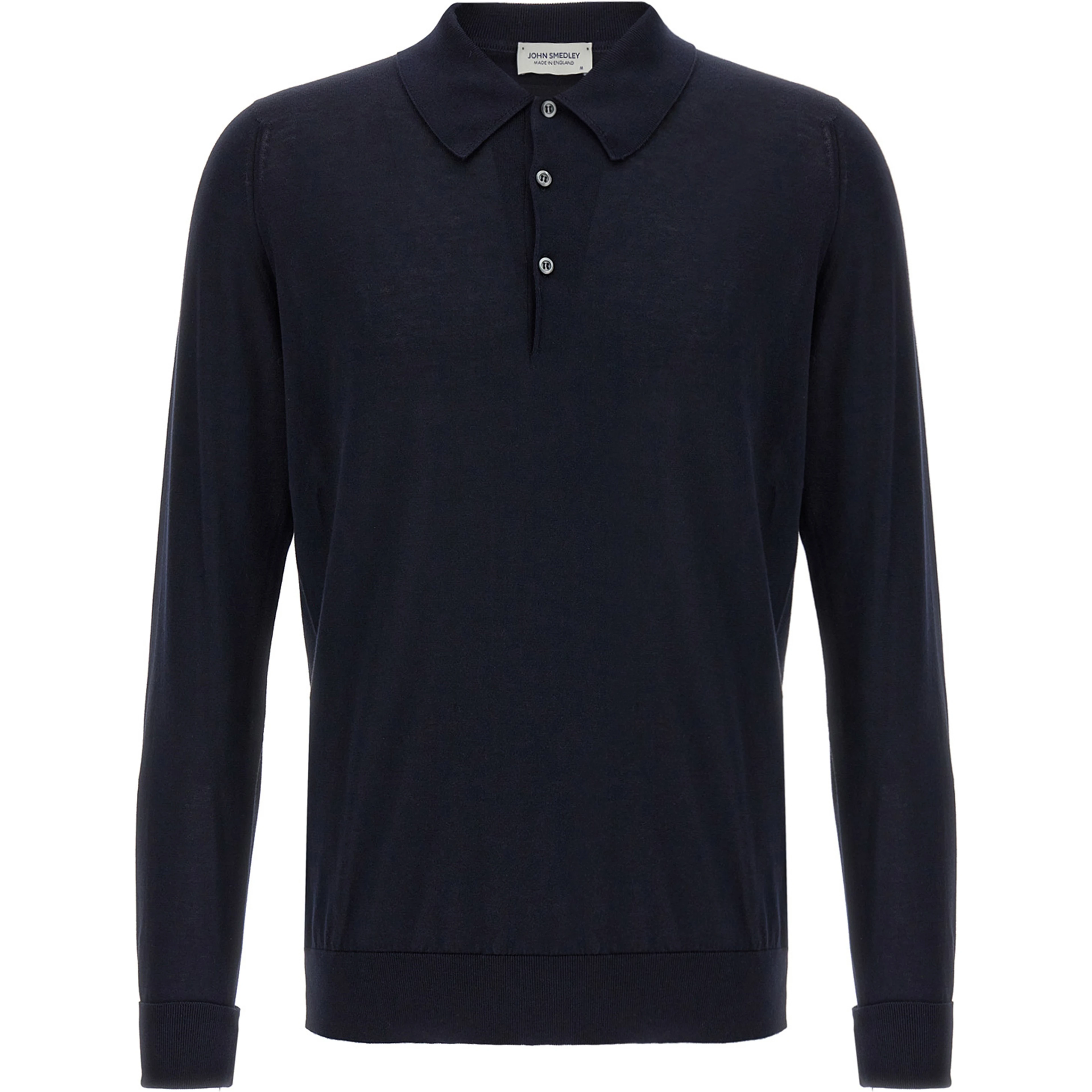 Blue Cotton Polo Shirt