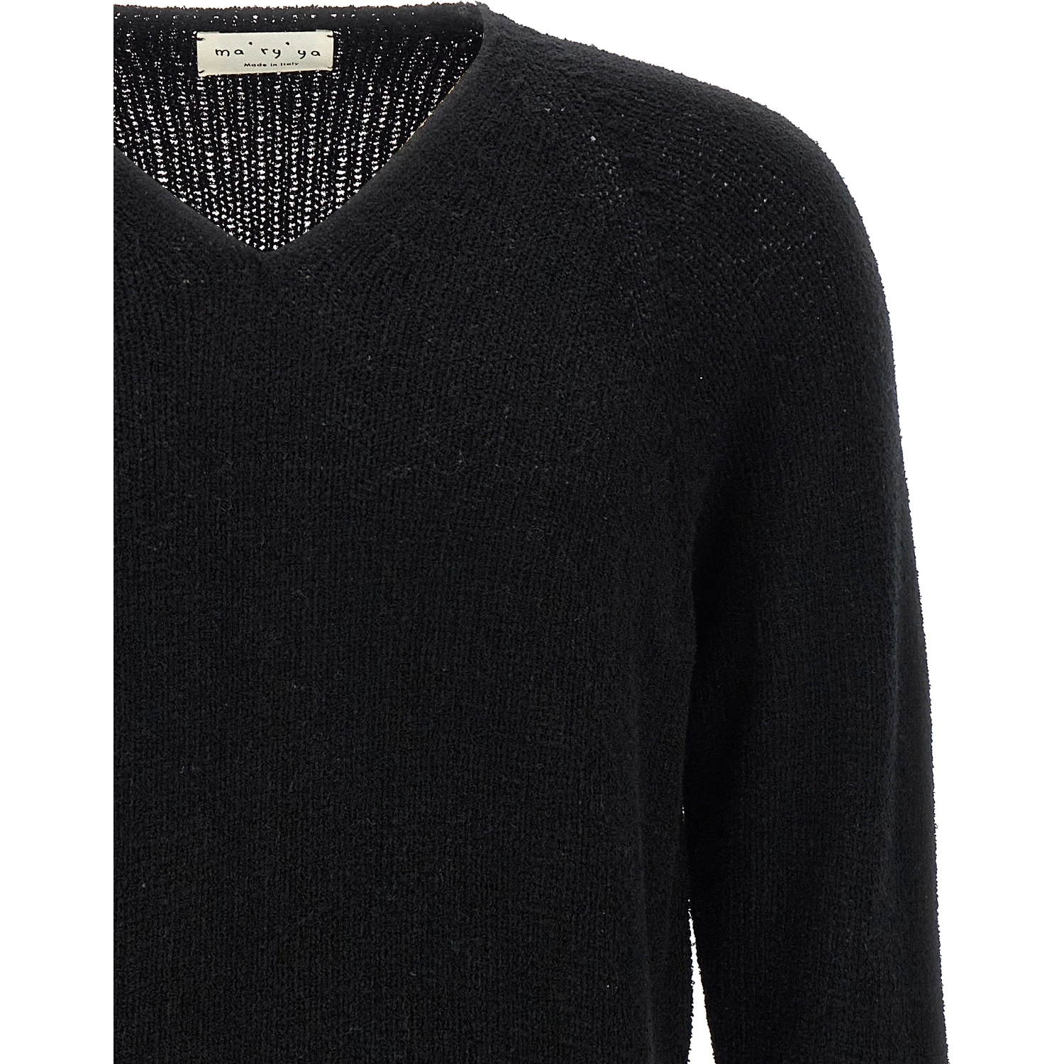 Black Cotton Cardigan