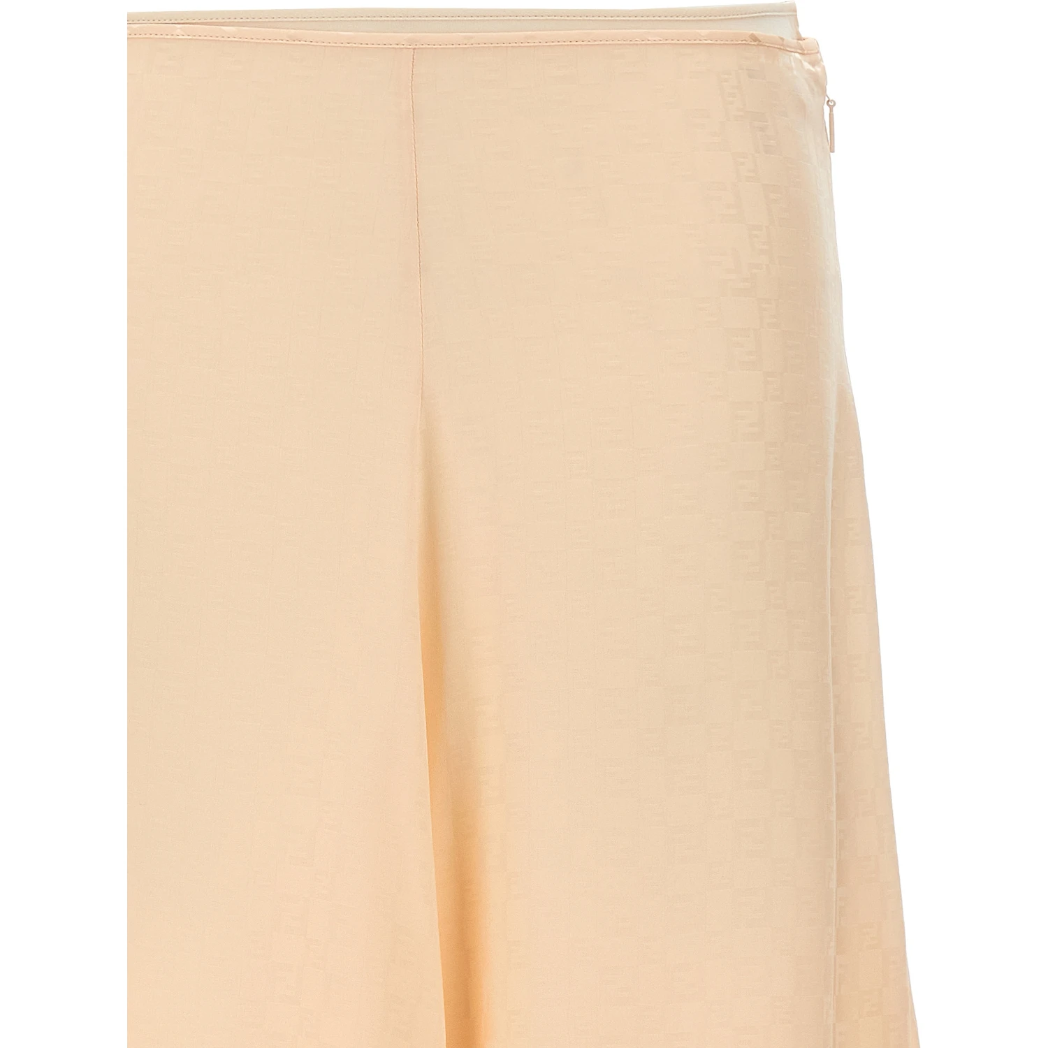 Multicolor Silk Midi Skirt