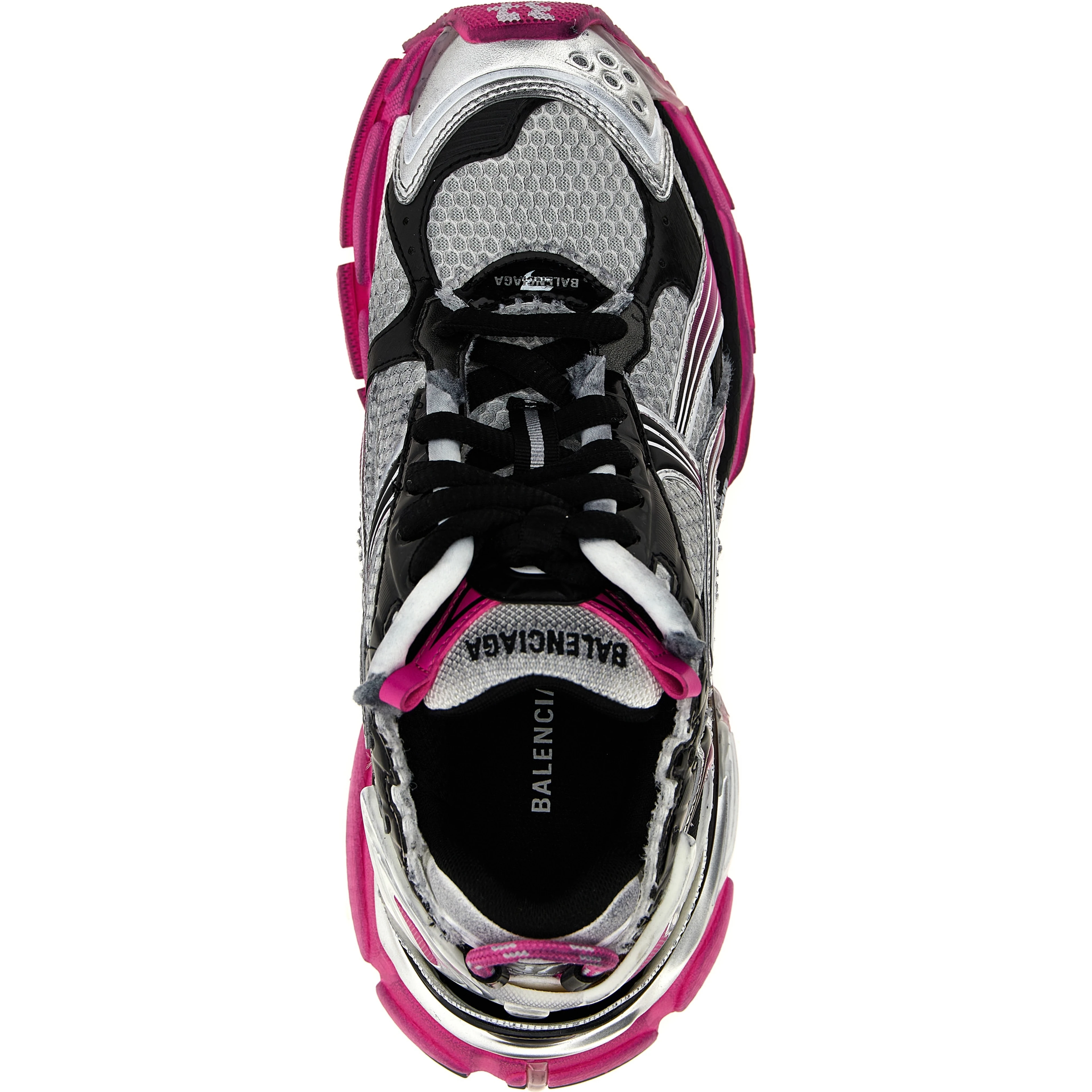 Multicolor Polyethylene Athletic Sneakers