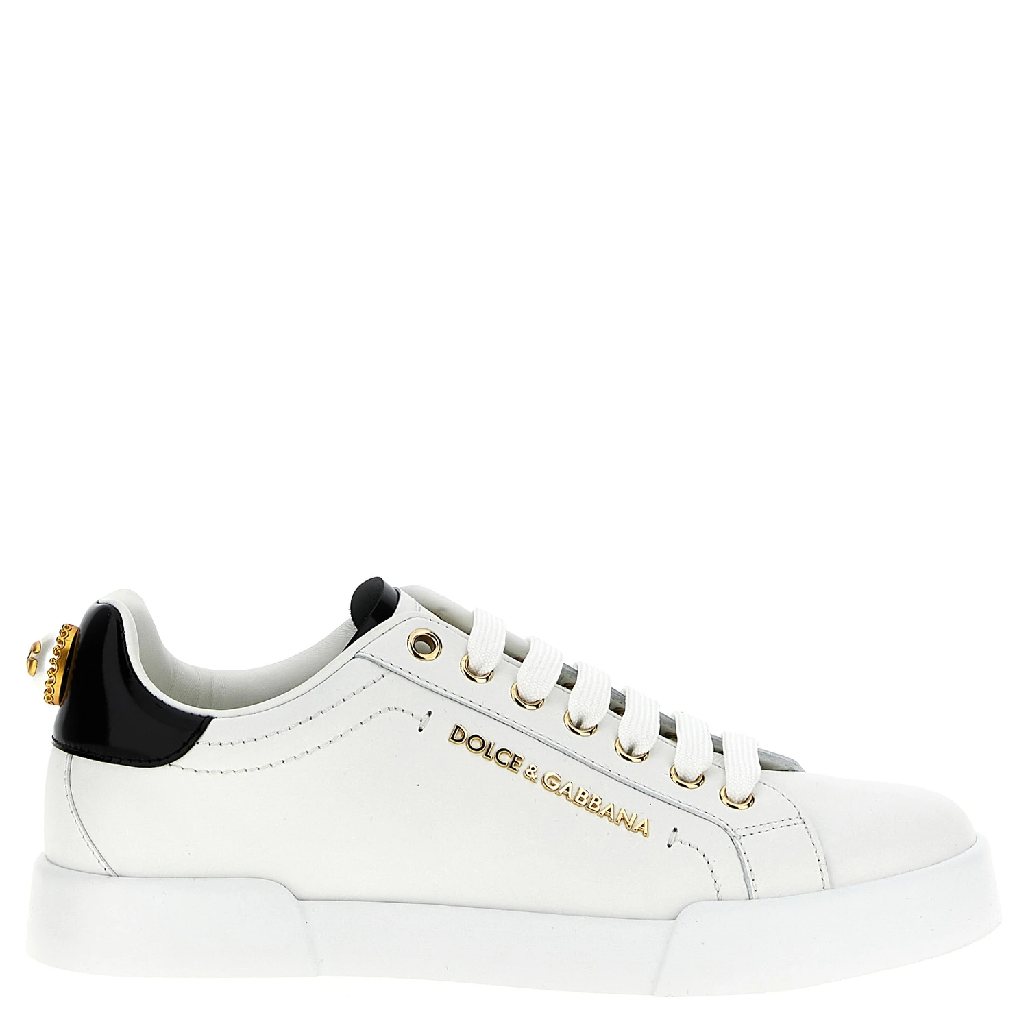 Bicolor Calfskin Low Top Sneakers