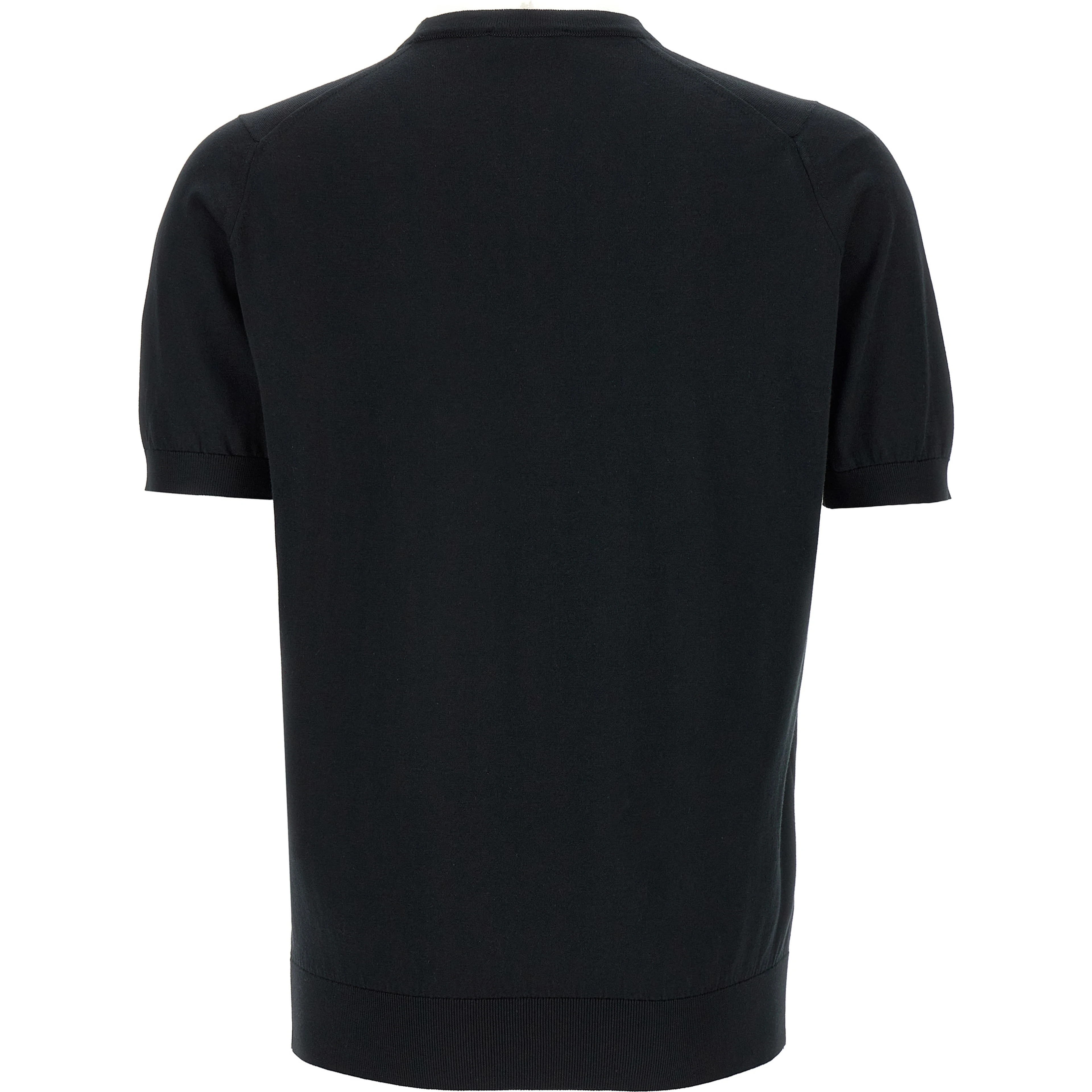 Black Cotton T-Shirt