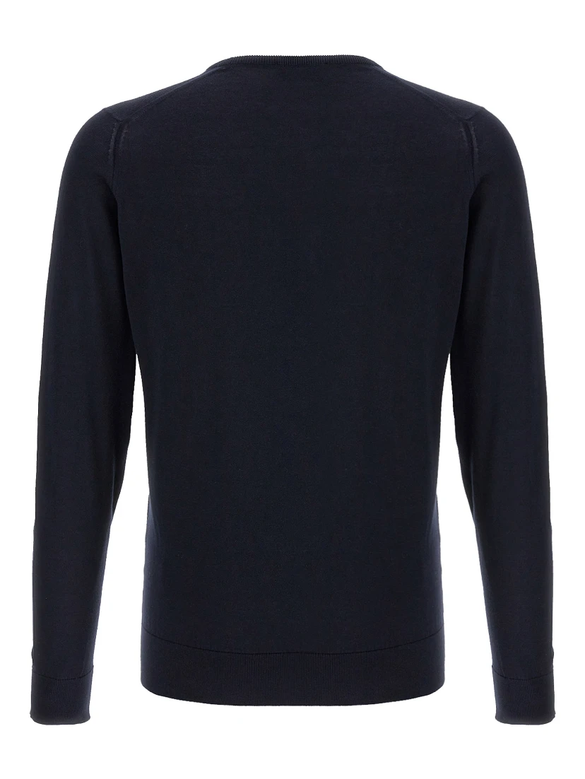 Blue Cotton Cardigan
