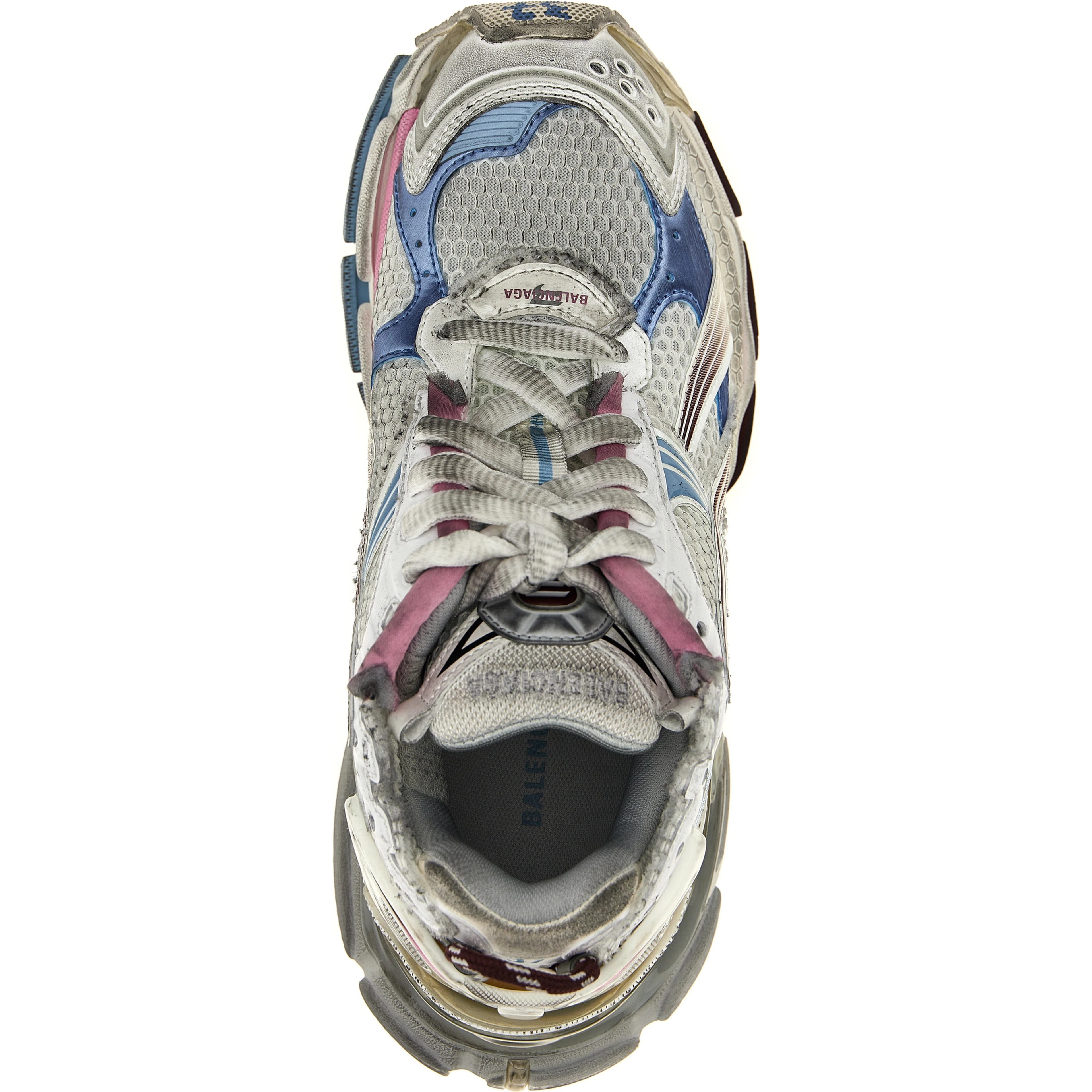 Multicolor Polyethylene Athletic Sneakers