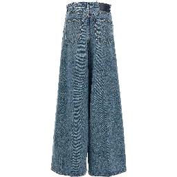 Blue Cotton Jeans Denim