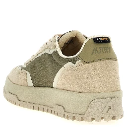 Multicolor Nylon Low Top Sneakers
