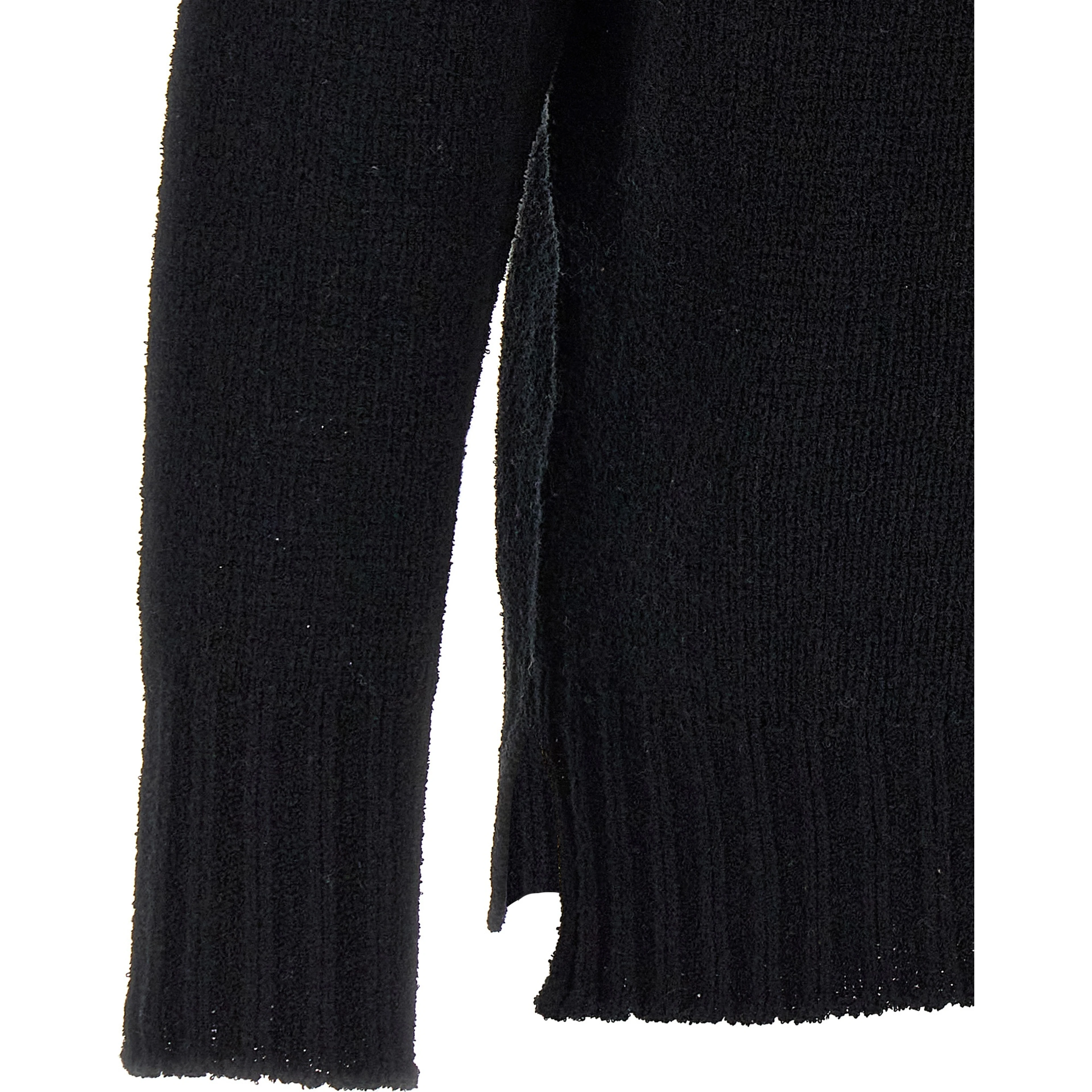 Black Cotton Cardigan