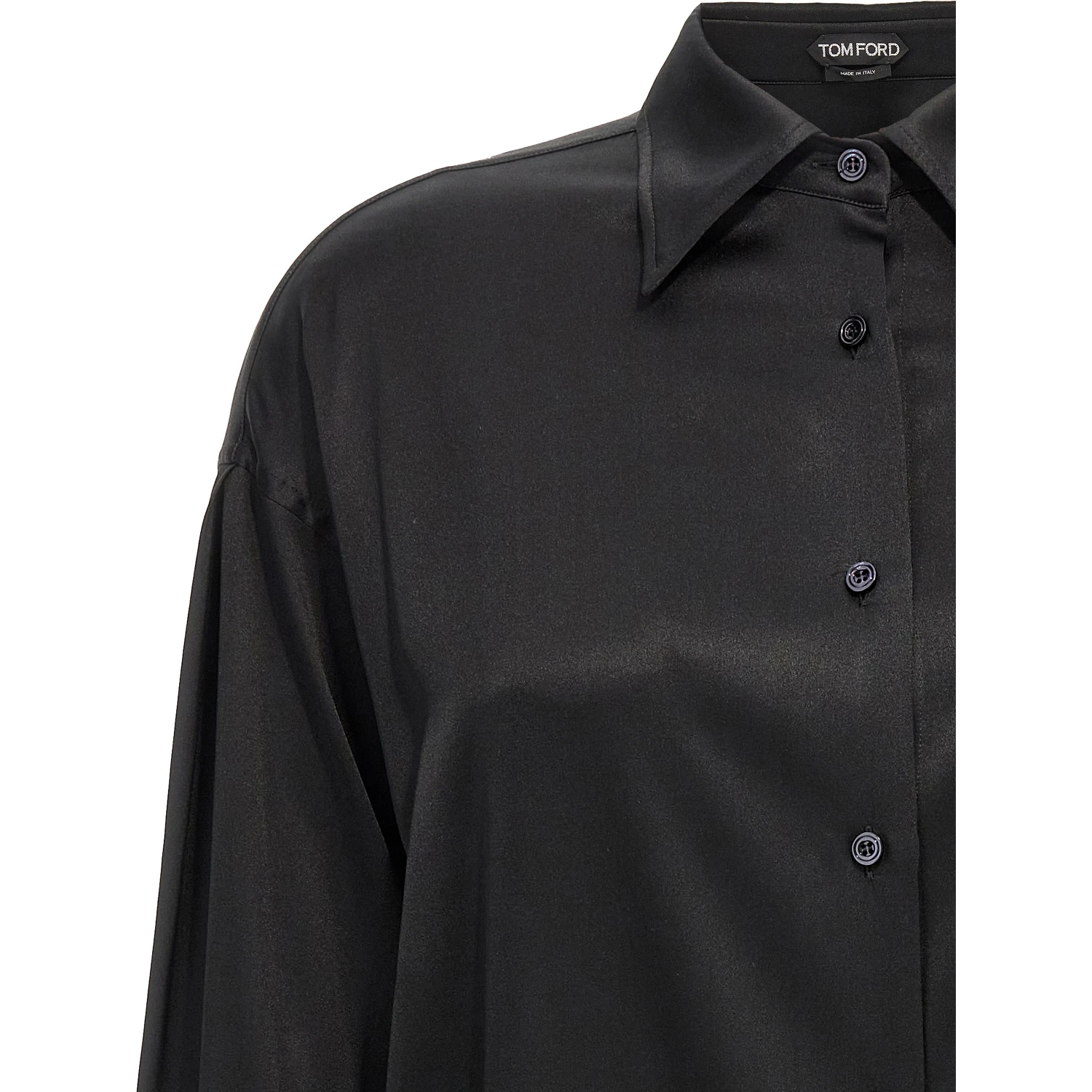 Black Silk Blouse