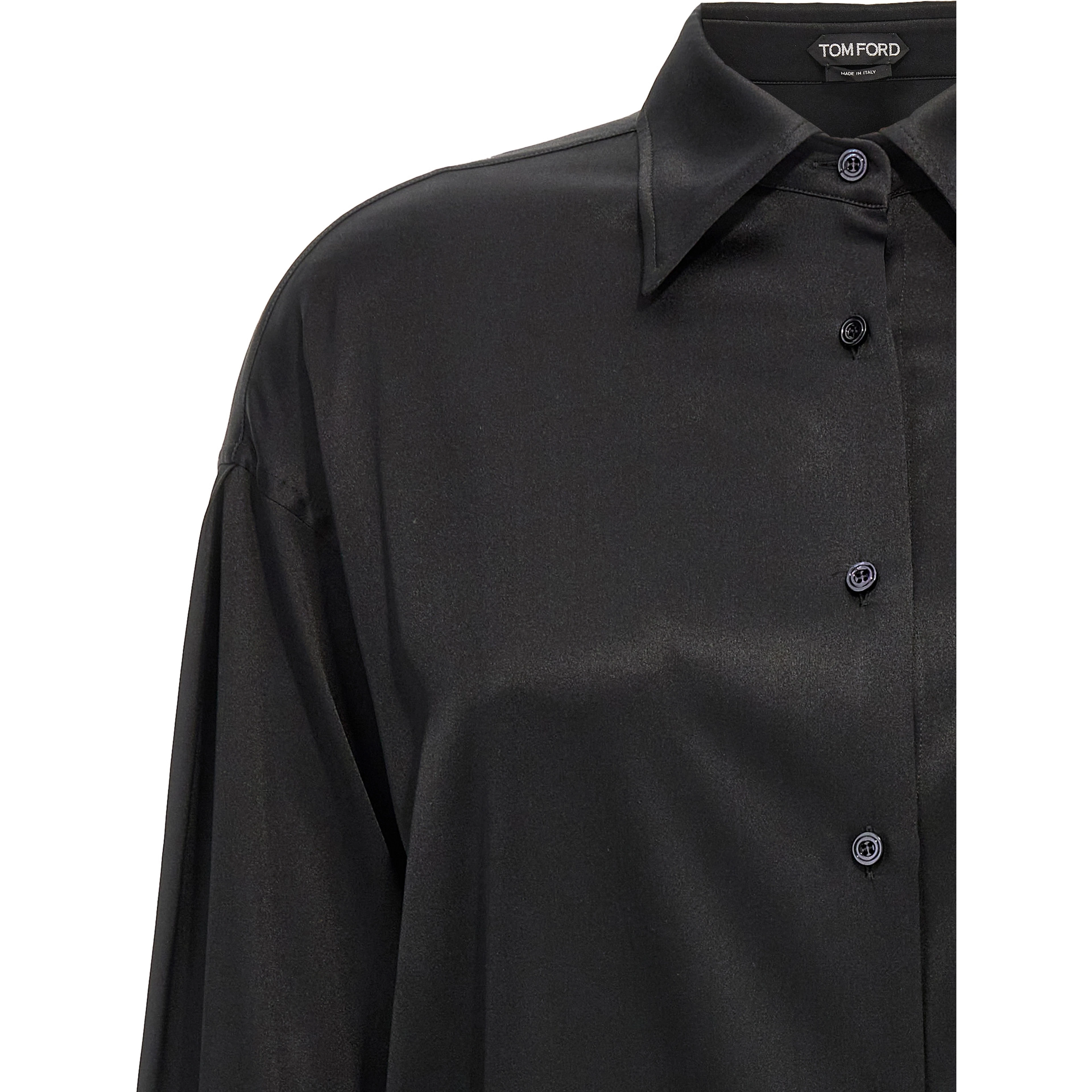 Black Silk Blouse