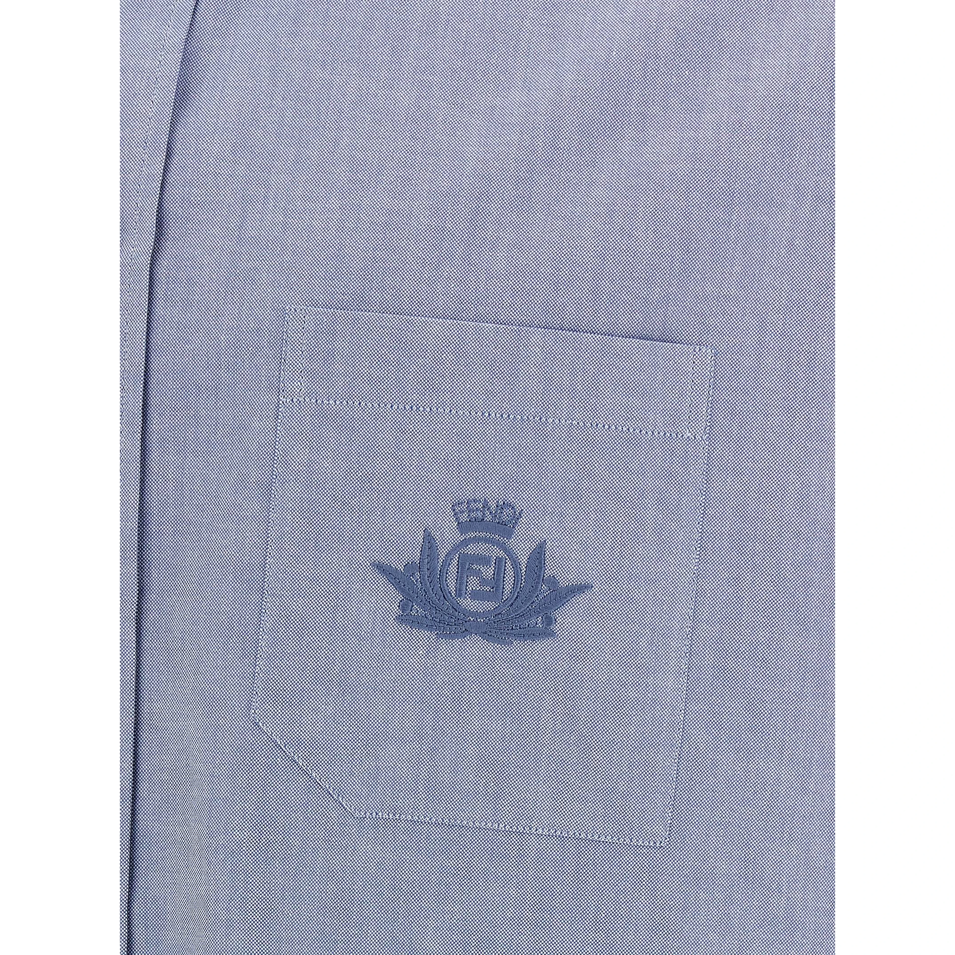 Blue Cotton Blouse