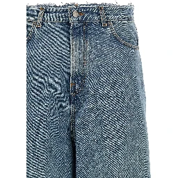 Blue Cotton Jeans Denim