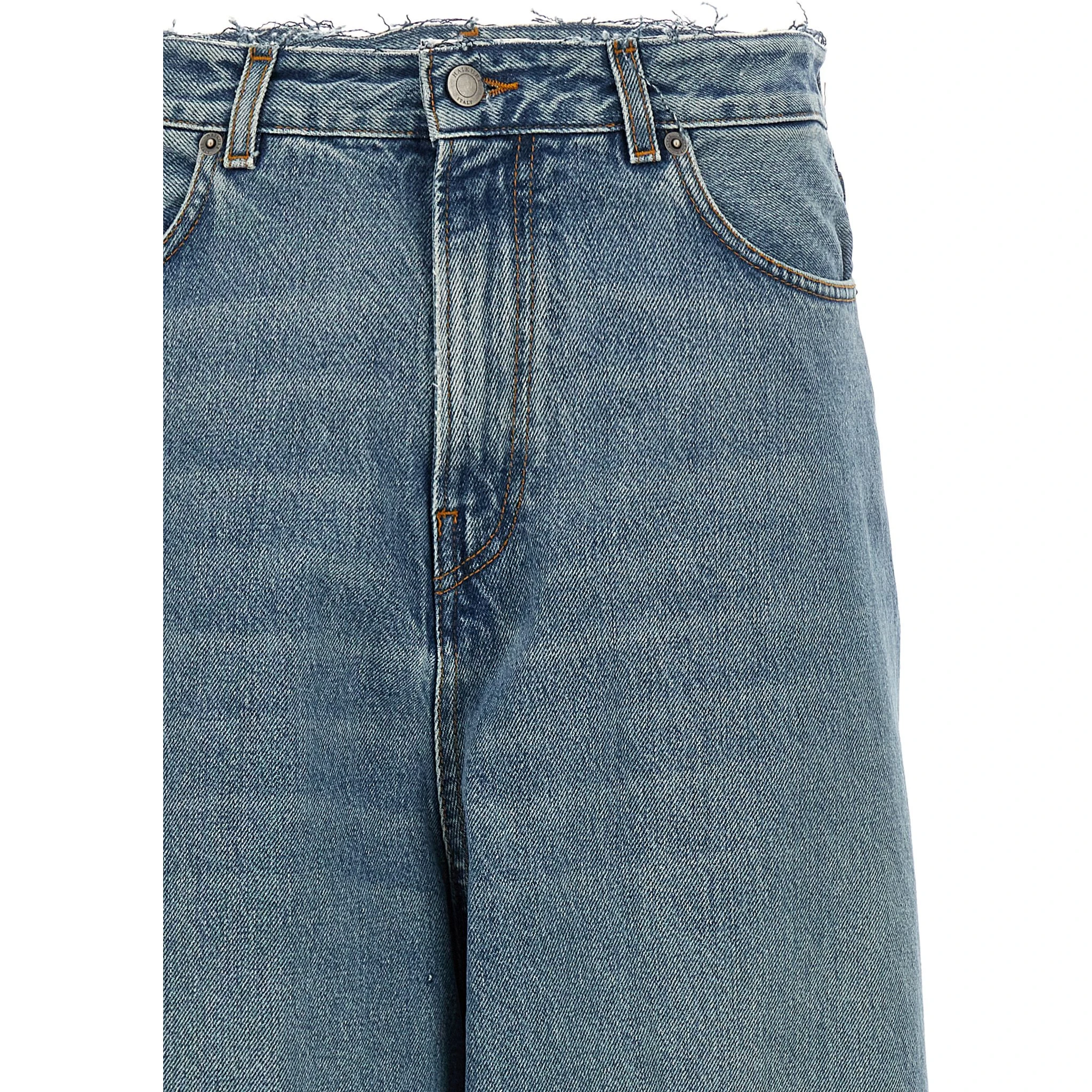 Blue Cotton Jeans Denim