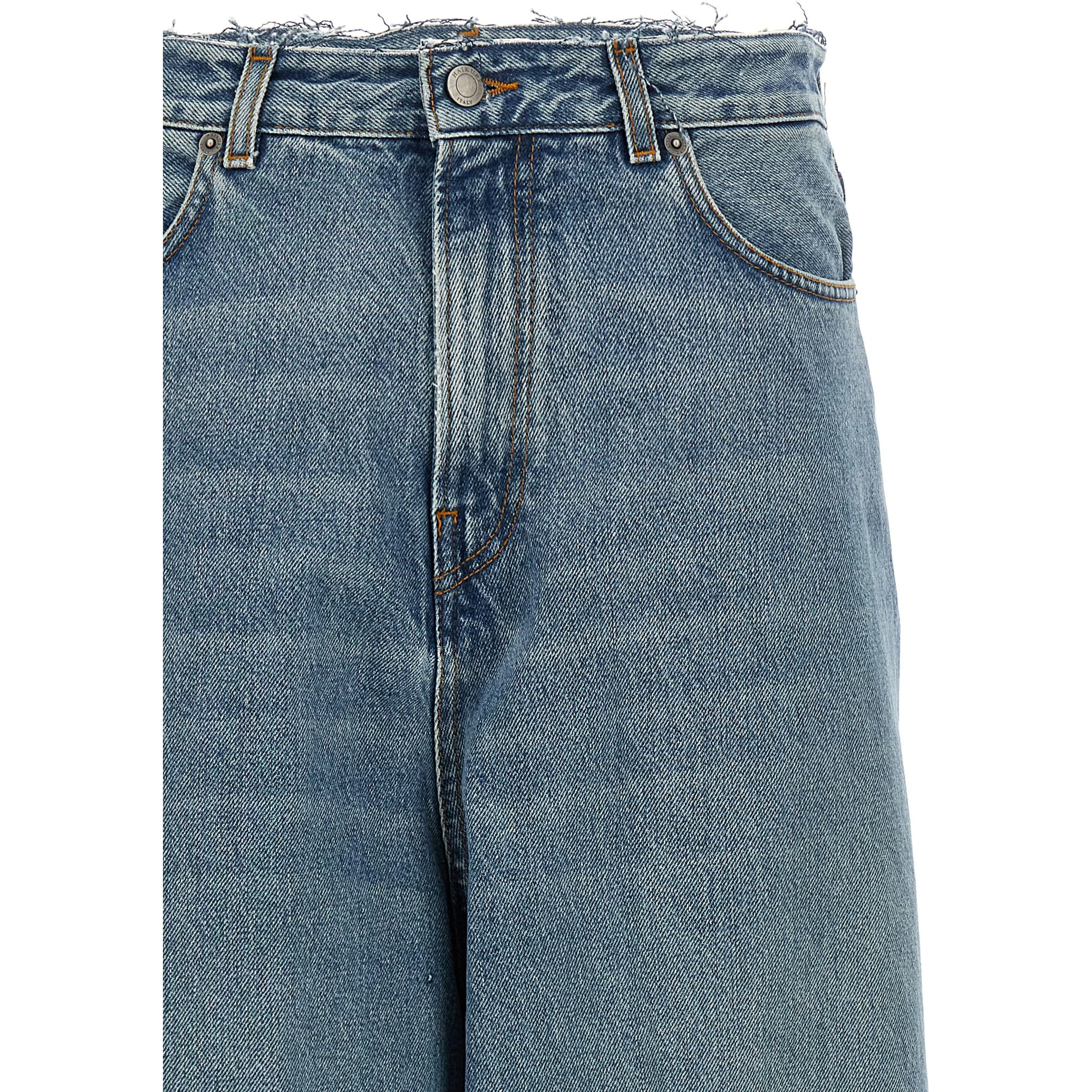 Blue Cotton Jeans Denim