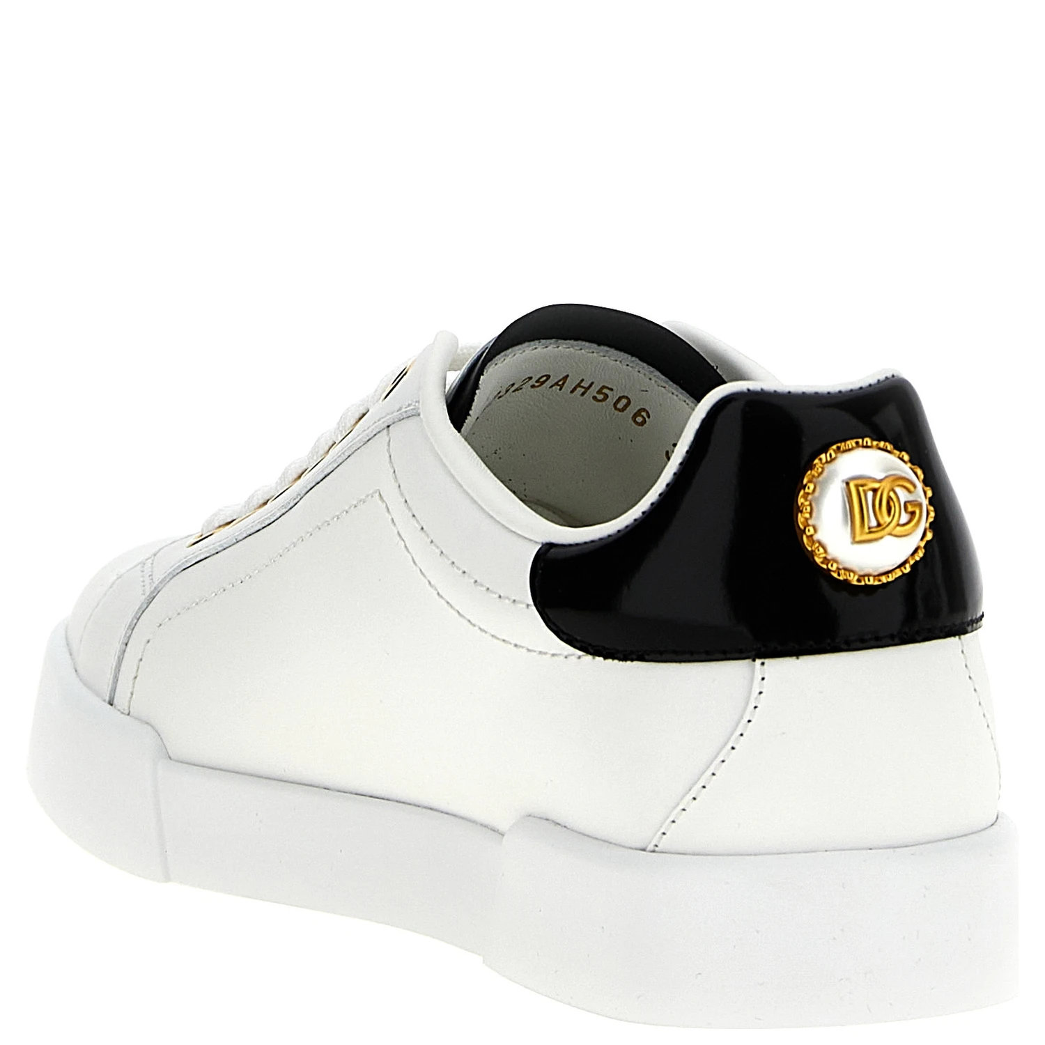 Bicolor Calfskin Low Top Sneakers