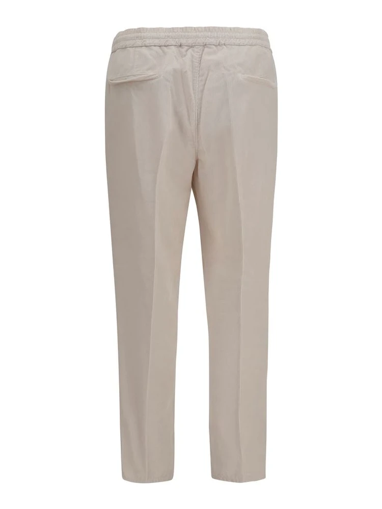 Beige Cotton Casual Pants alternative