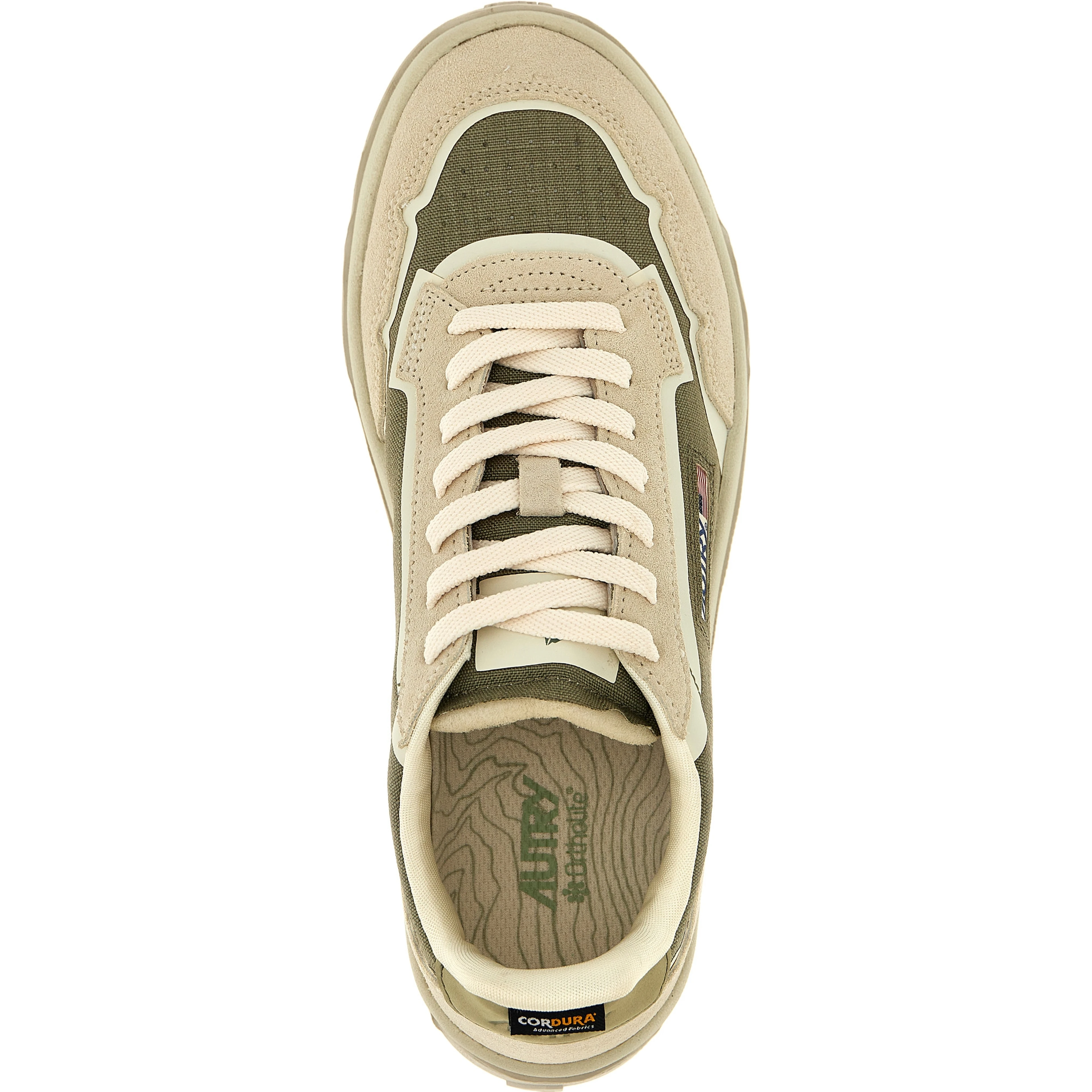 Multicolor Nylon Low Top Sneakers