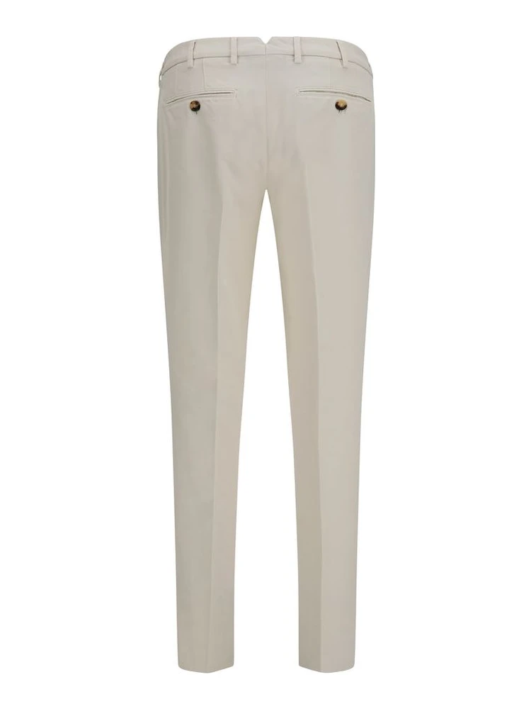 White Cotton Casual Pants alternative