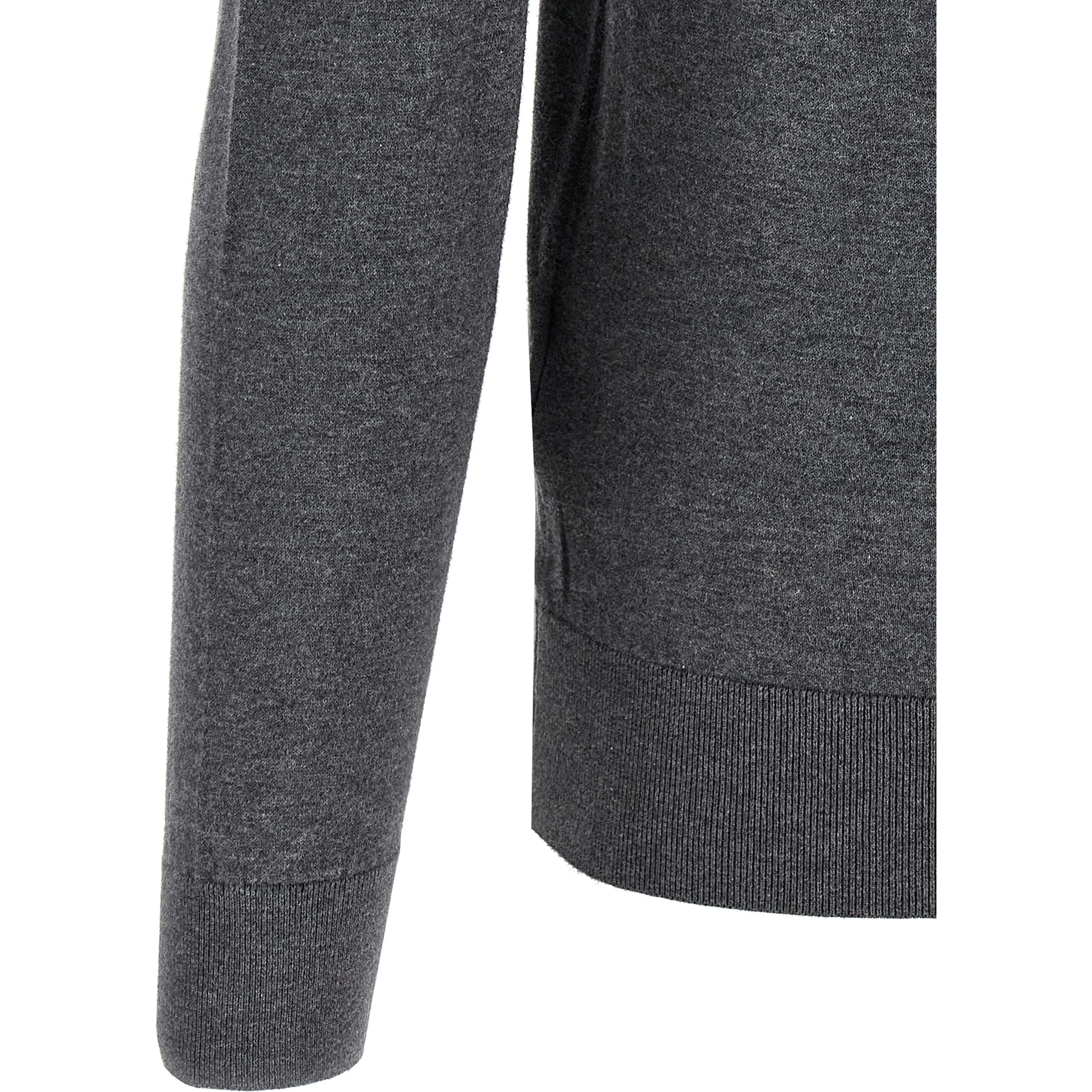 Gray Cotton Cardigan