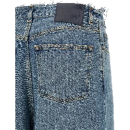 Blue Cotton Jeans Denim