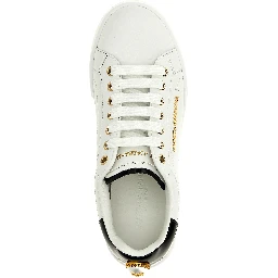 Bicolor Calfskin Low Top Sneakers