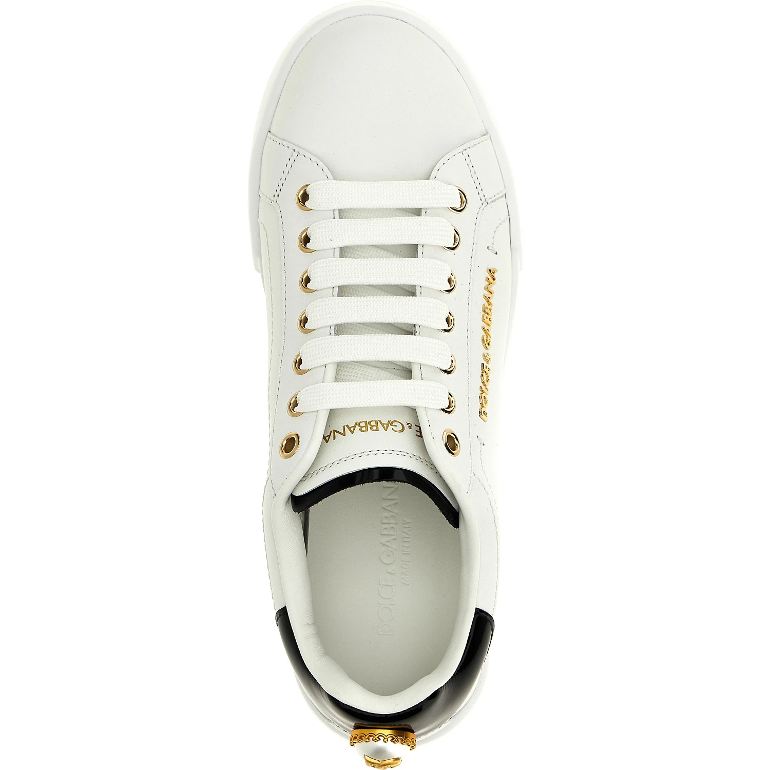 Bicolor Calfskin Low Top Sneakers