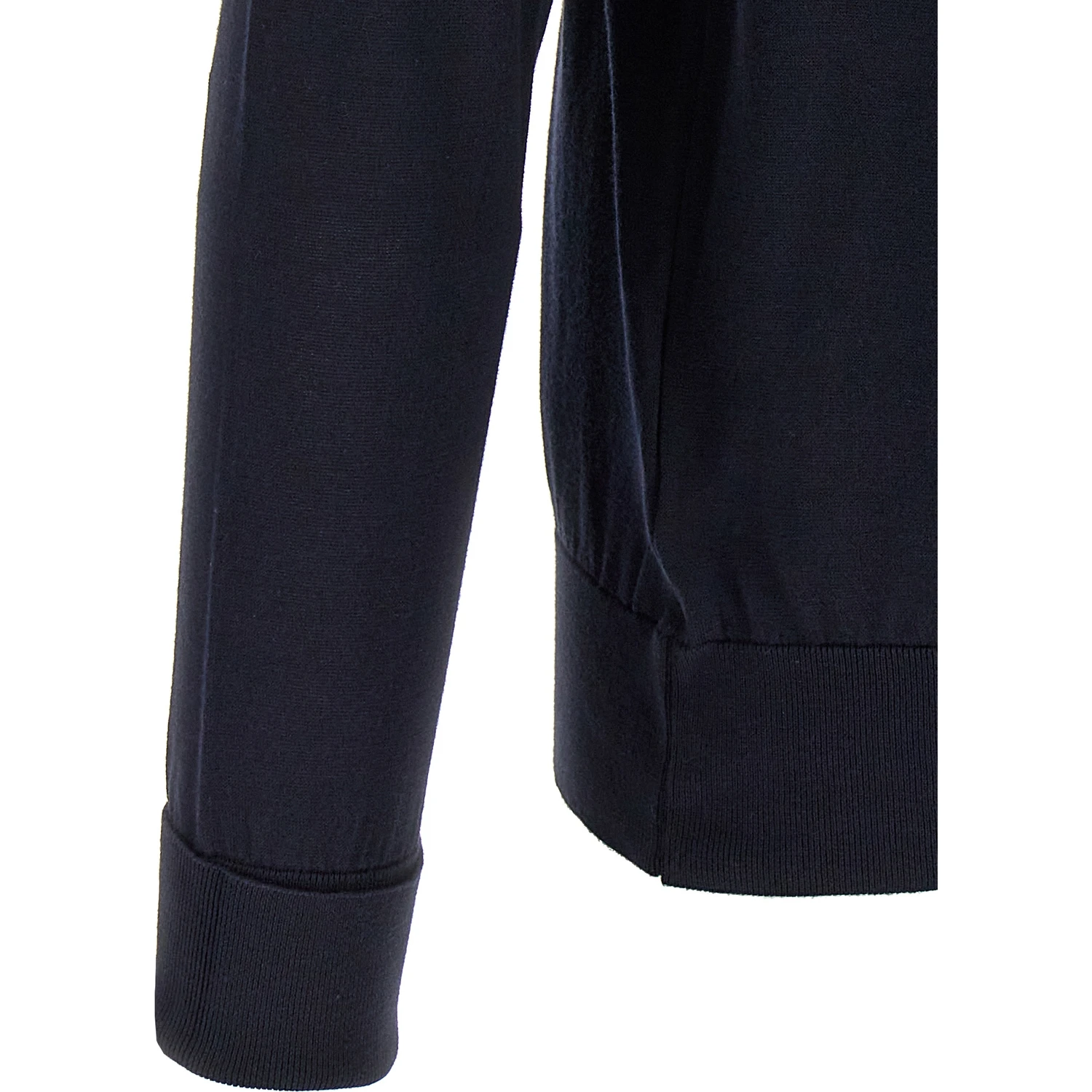 Blue Cotton Polo Shirt