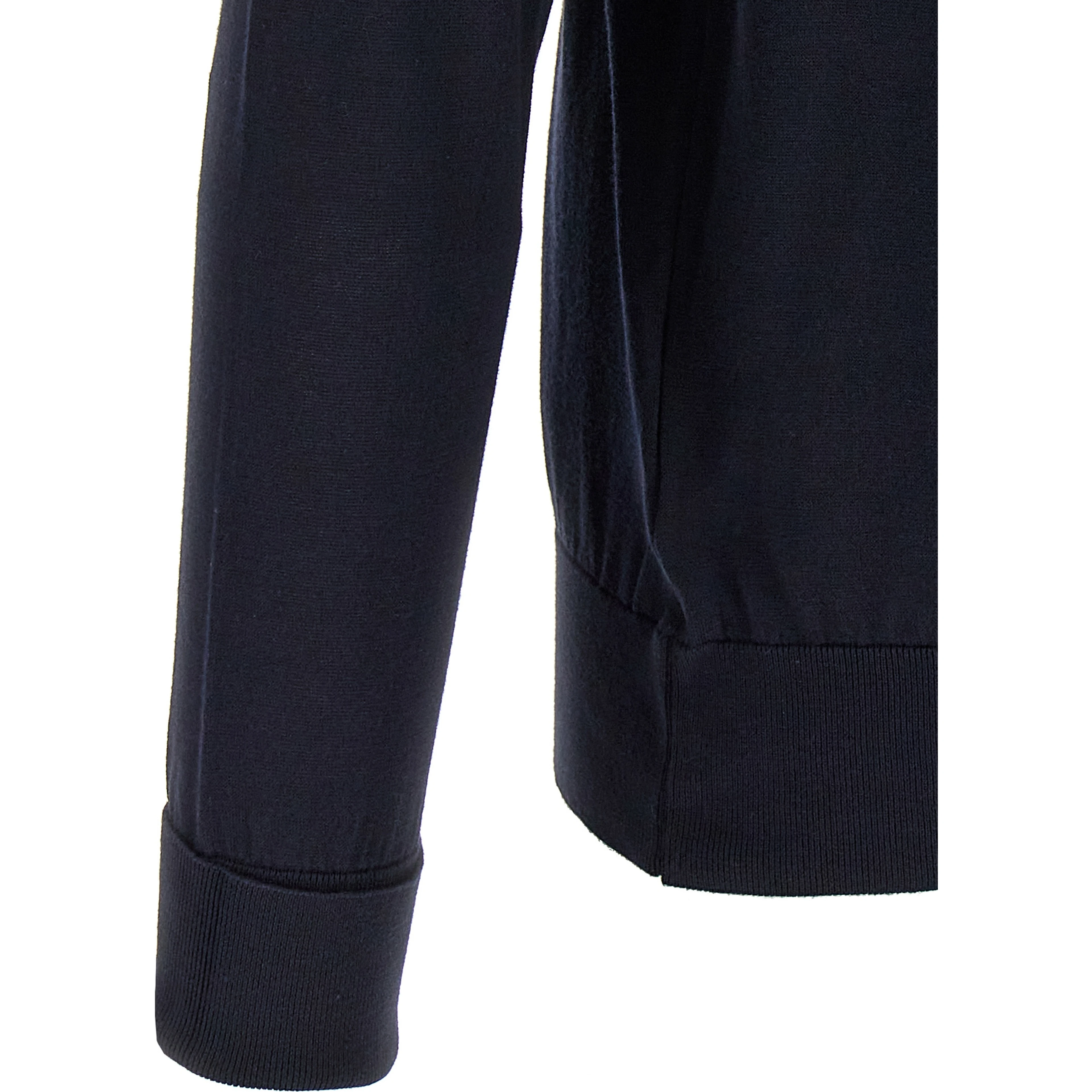 Blue Cotton Polo Shirt