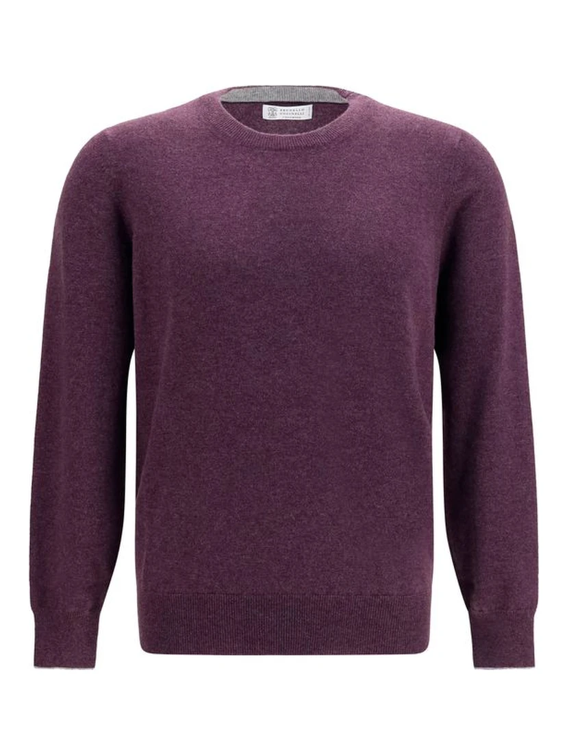 Purple Cashmere Sweater